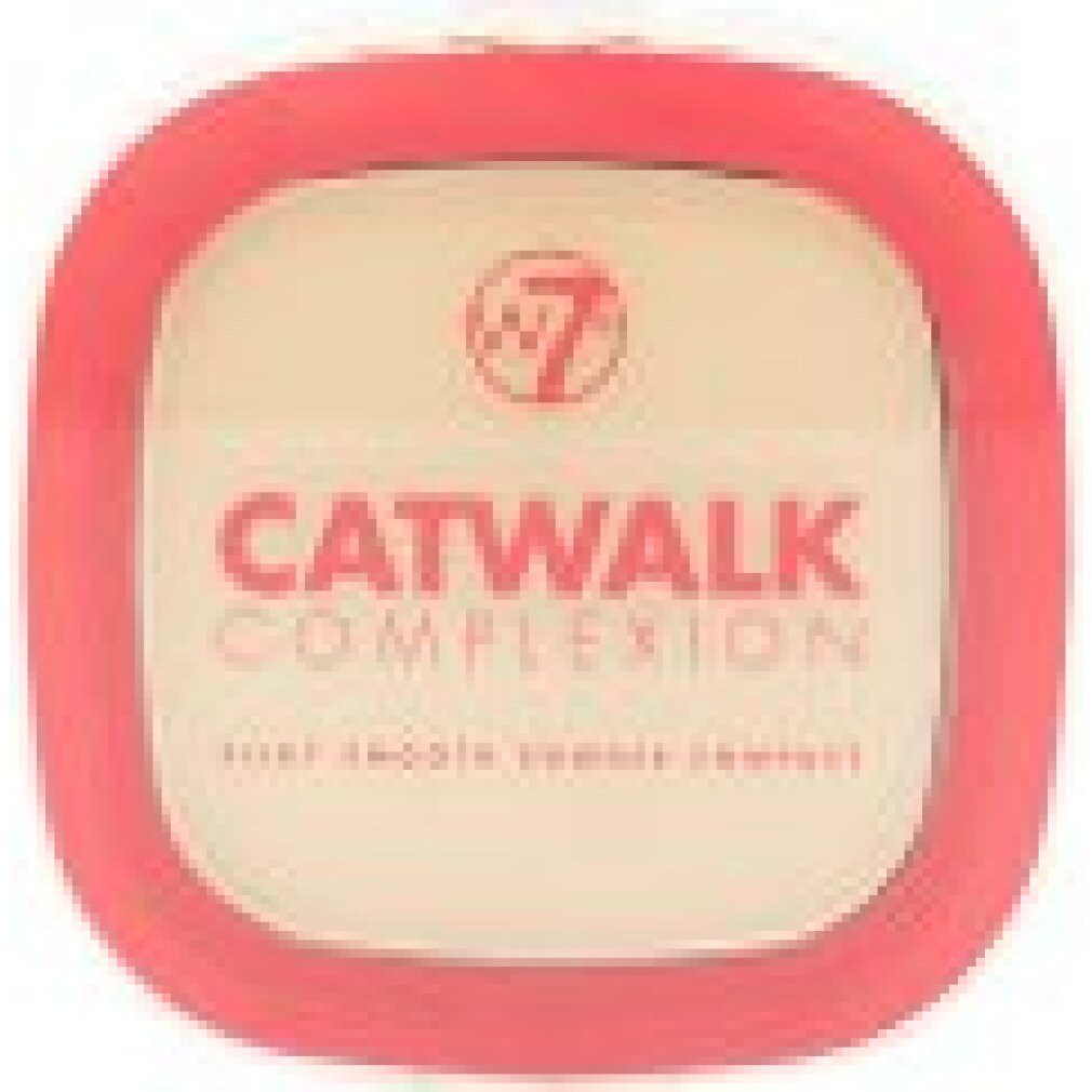 w7 Puder Catwalk Complexion Silky Smooth Powder Compact 7g
