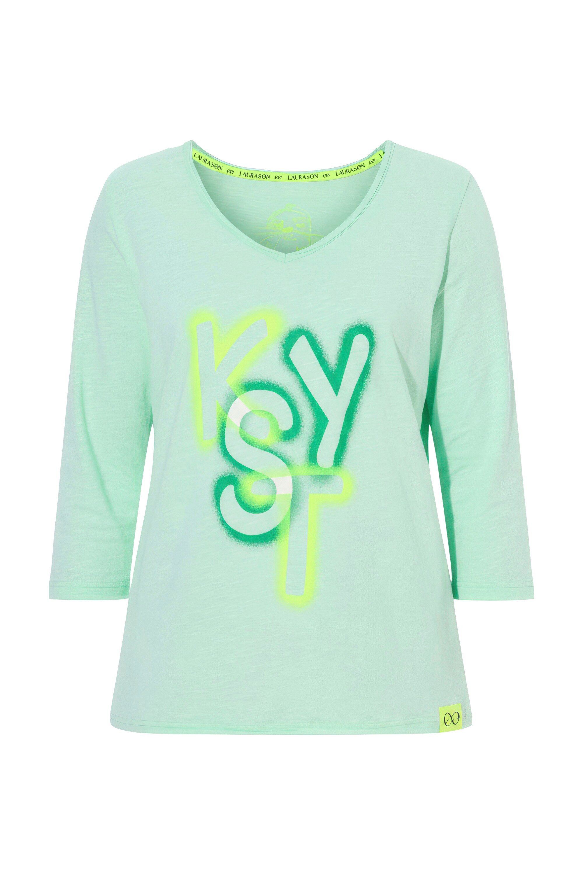 Laurasøn T-Shirt T-Shirt V-Ausschnitt 3/4 Arm günstig online kaufen