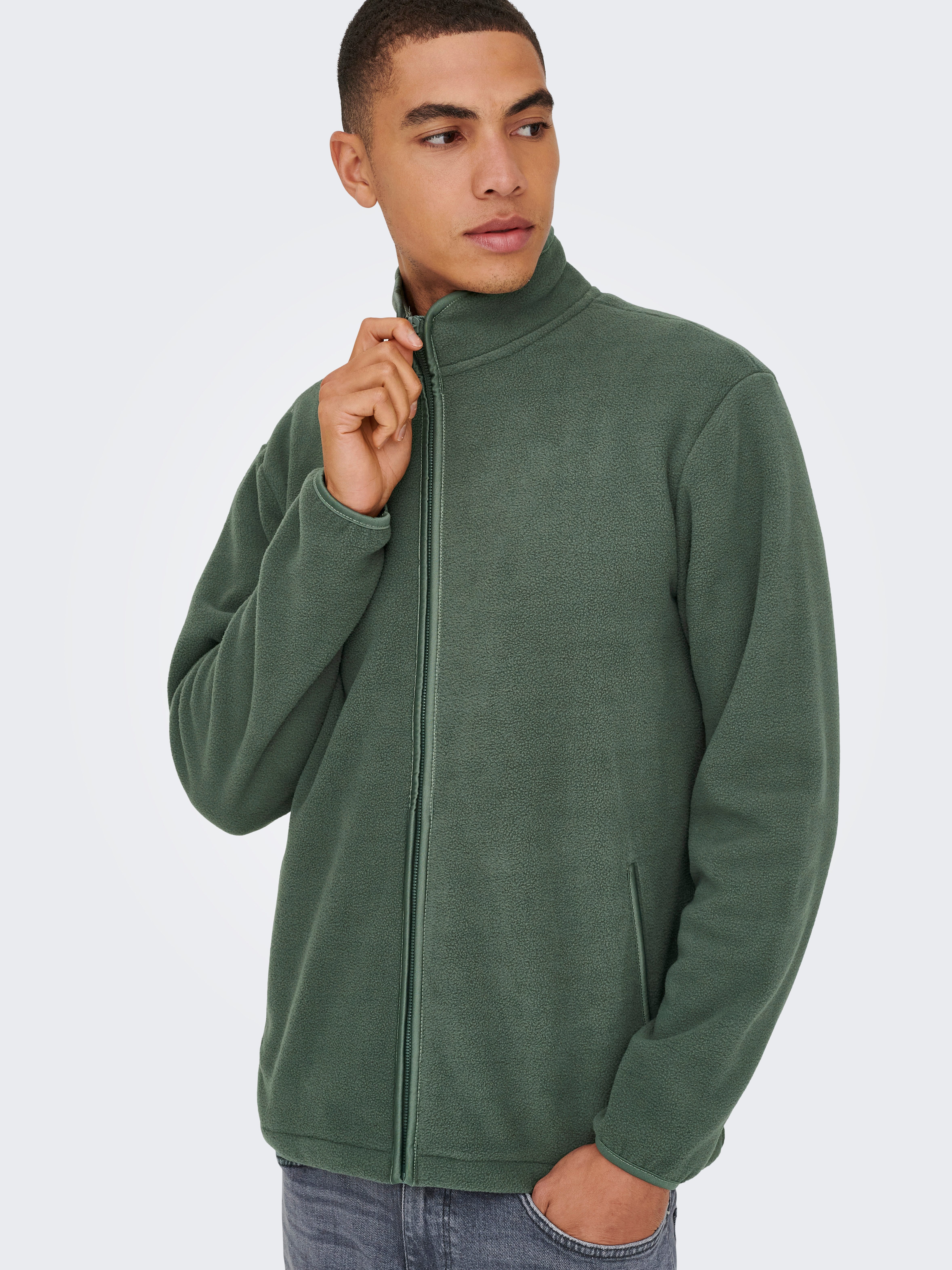 ONLY & SONS Kapuzensweatjacke ONSAKEEM FULL ZIP REG SWEAT OTL günstig online kaufen