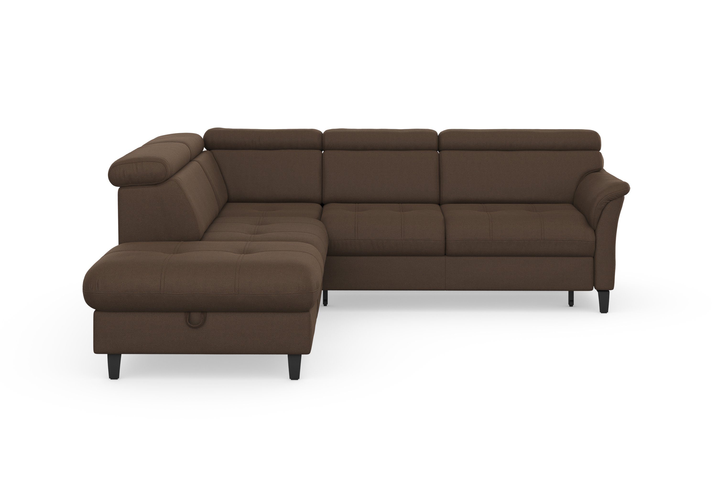 sit&more Ecksofa Marano L-Form, inklusive Kopfteilverstellung, optional Schlaffunktion & Bettkasten
