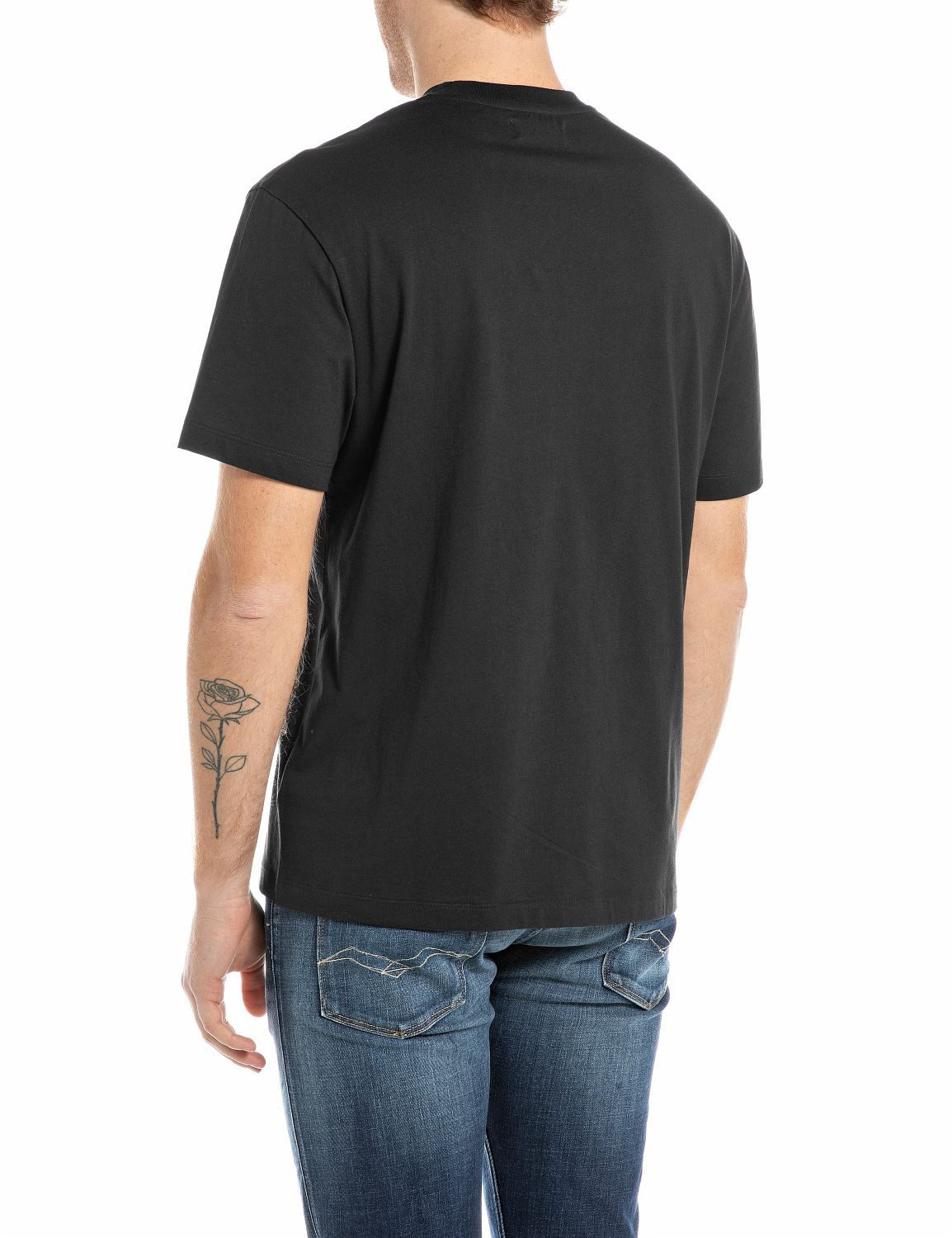 Replay T-Shirt mit Marken-Print auf der günstig online kaufen