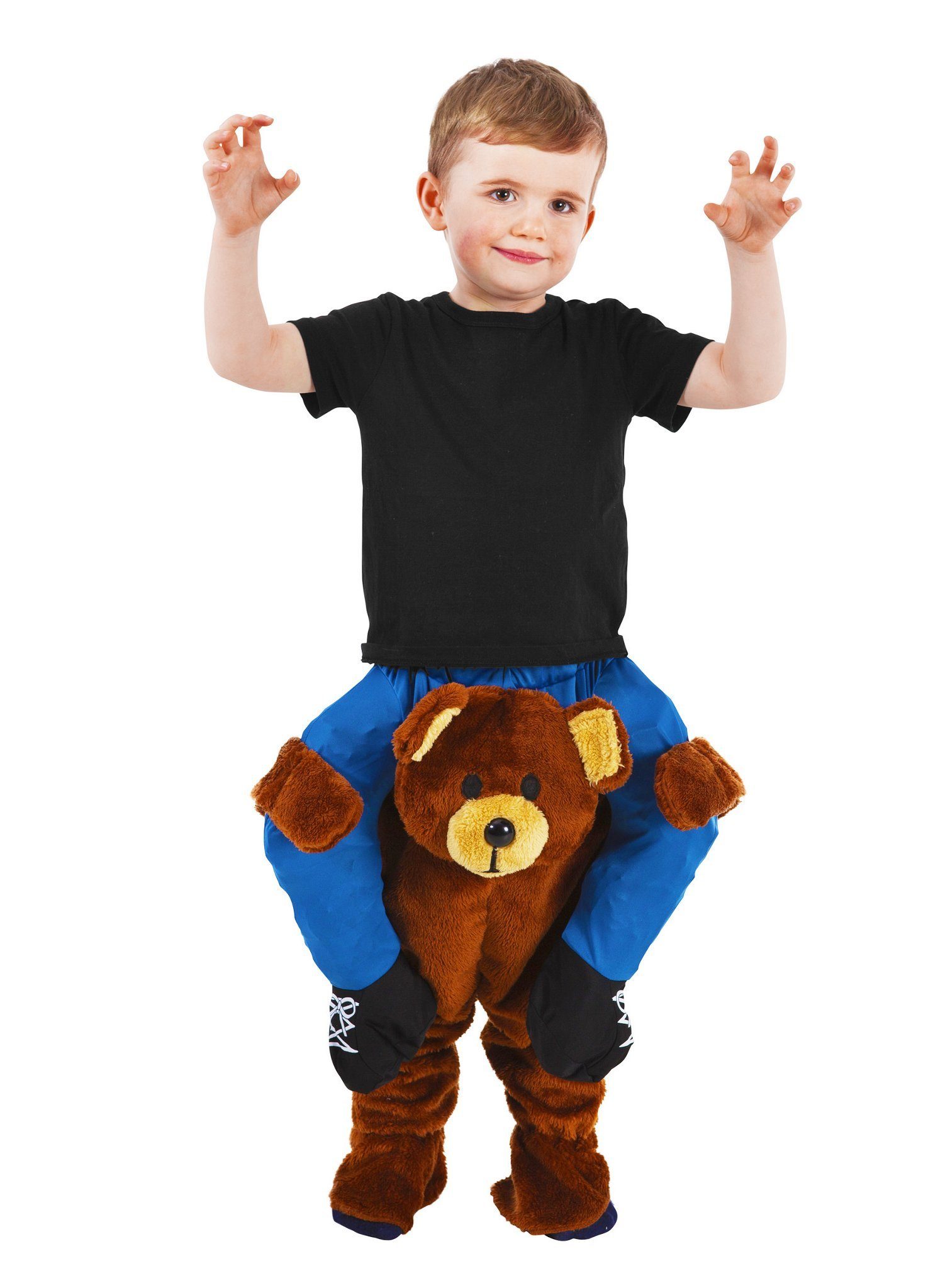 Morphsuits Kostüm Carry Me Bär, Witziges Huckepack Kostüm für Karneval und  Kinderfasching