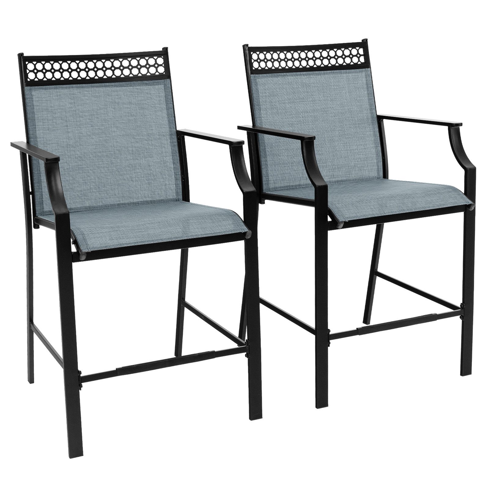 COSTWAY Gartenstuhl (2 St), Balkonstühle, Sitzhöhe günstig online kaufen