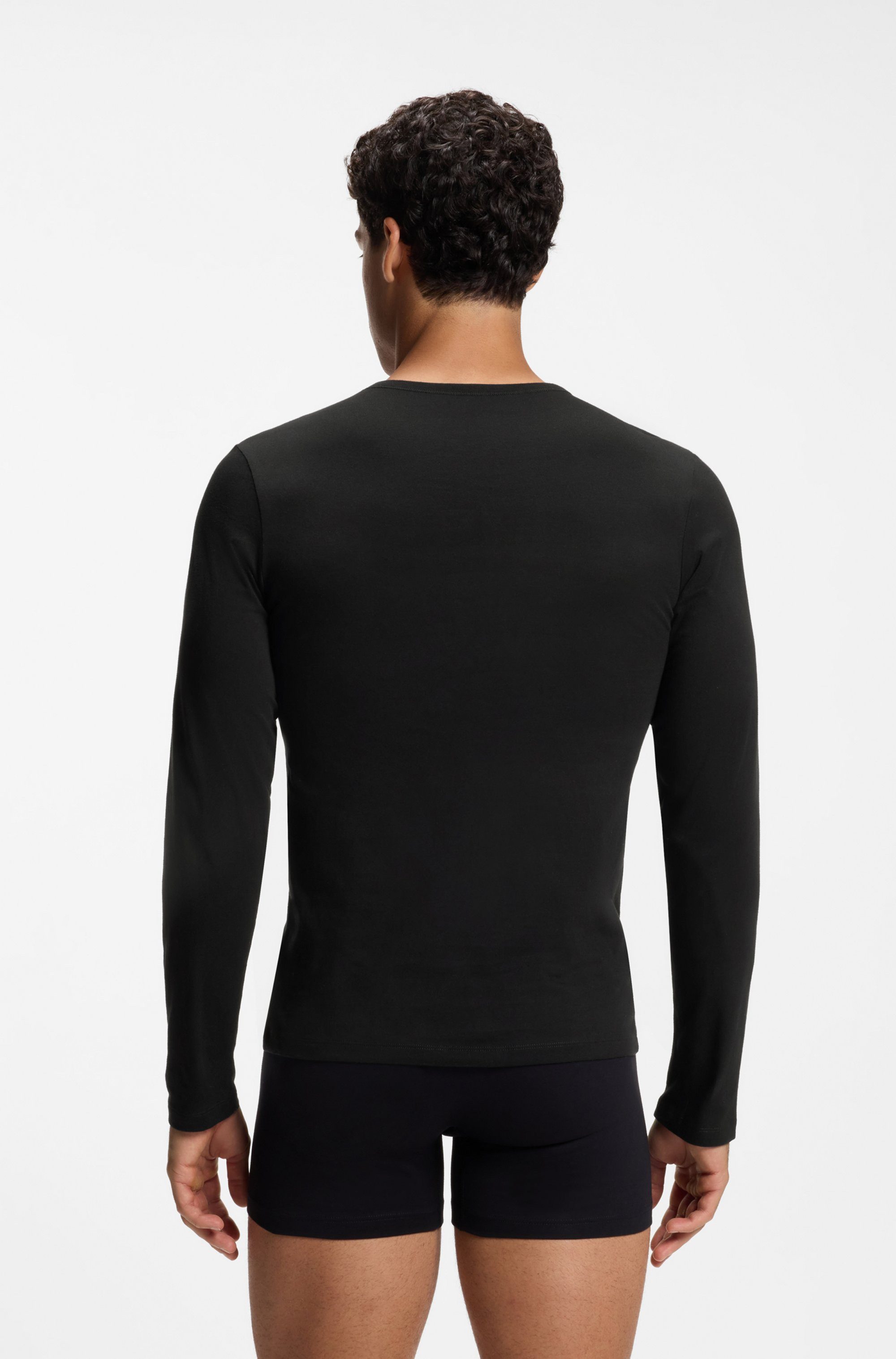 HUGO Langarmshirt LS-SHIRT RN TRIPLET (Set, 3er Pack) – Bild 3 von 5