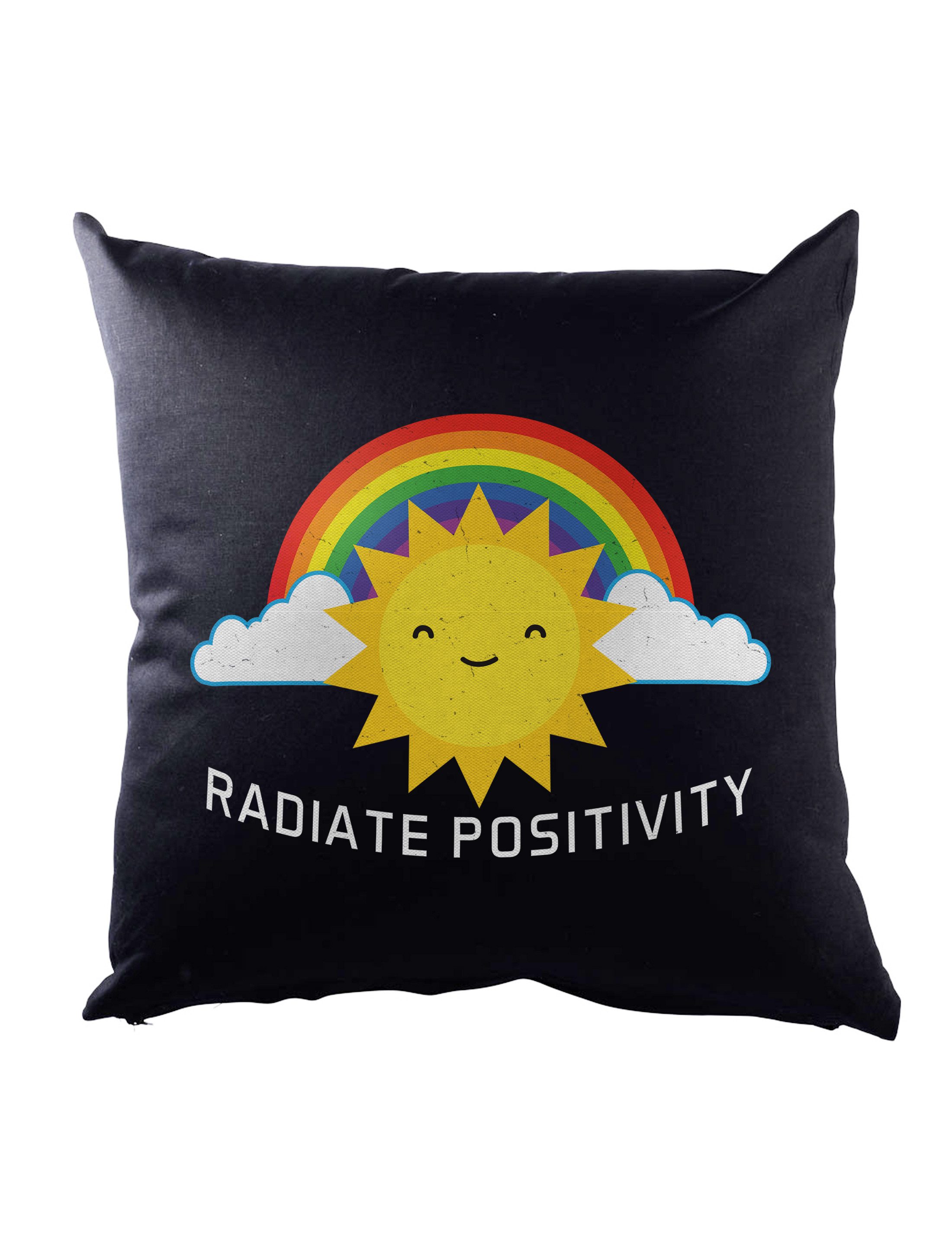 Urban Backwoods Dekokissen Radiate Positivity Dekokissen Lesbian Gay Homosexual Lesbigay Queer, Homophil Fun Transgender
