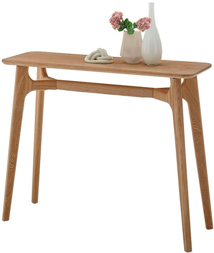 möbelando Konsole BANTRY, in holzfarben, Eiche - 100x80x35cm (BxHxT)