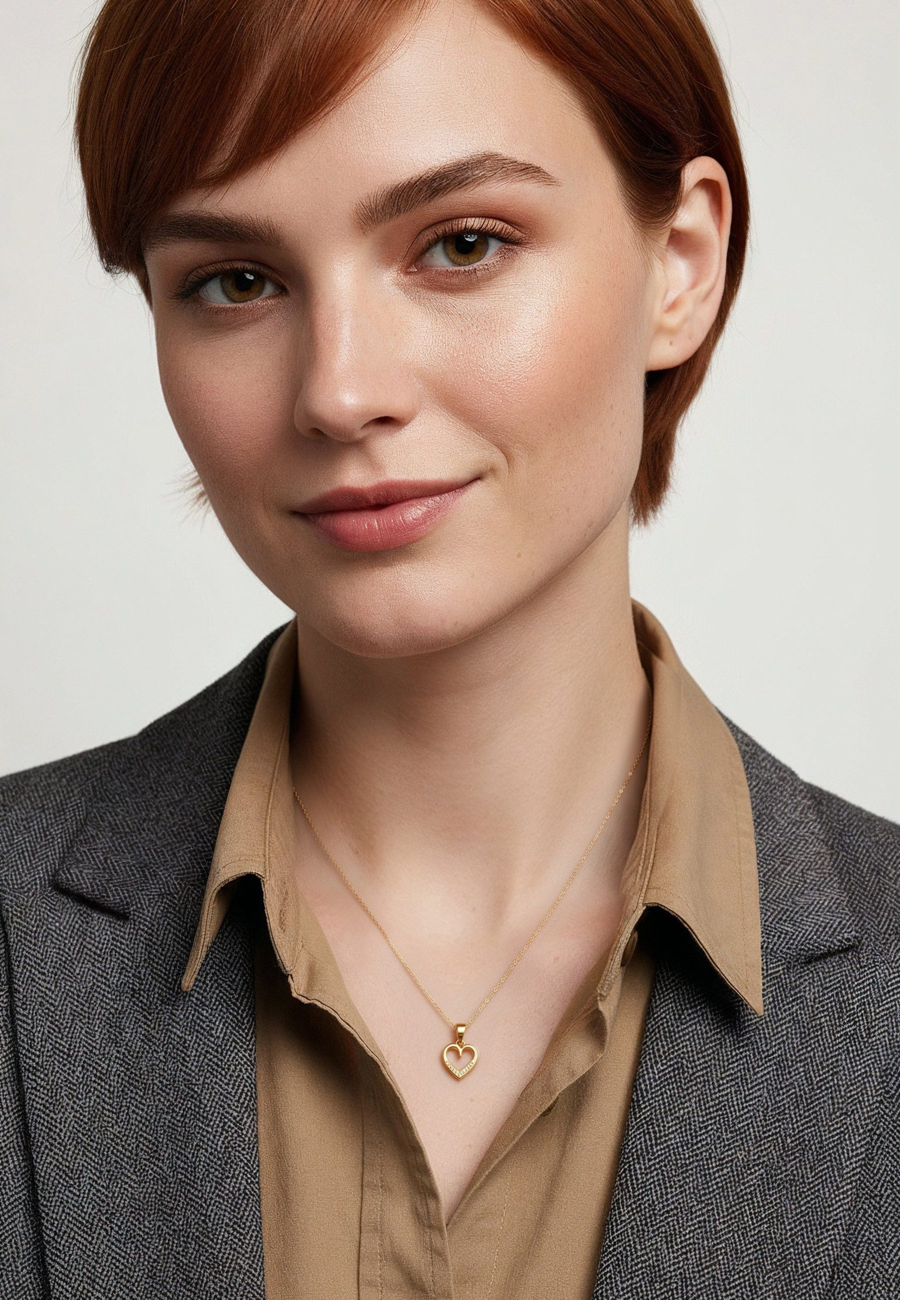 Sofia Milani Kette mit Anhänger Herz, 925 Silber Damen Schmuck - N0692 günstig online kaufen