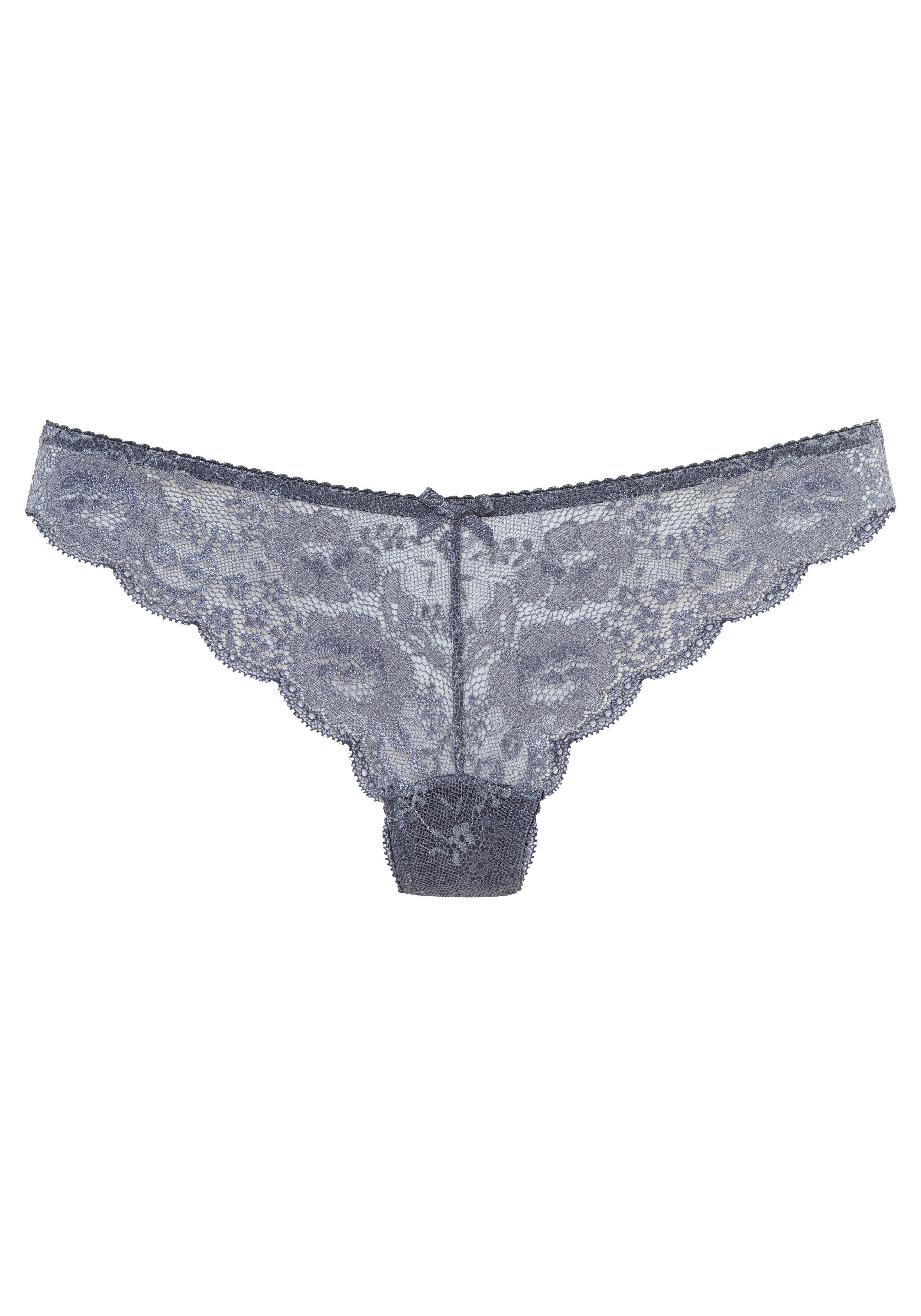 LASCANA String aus schöner Vollspitze und Schleife – Bild 2 von 5