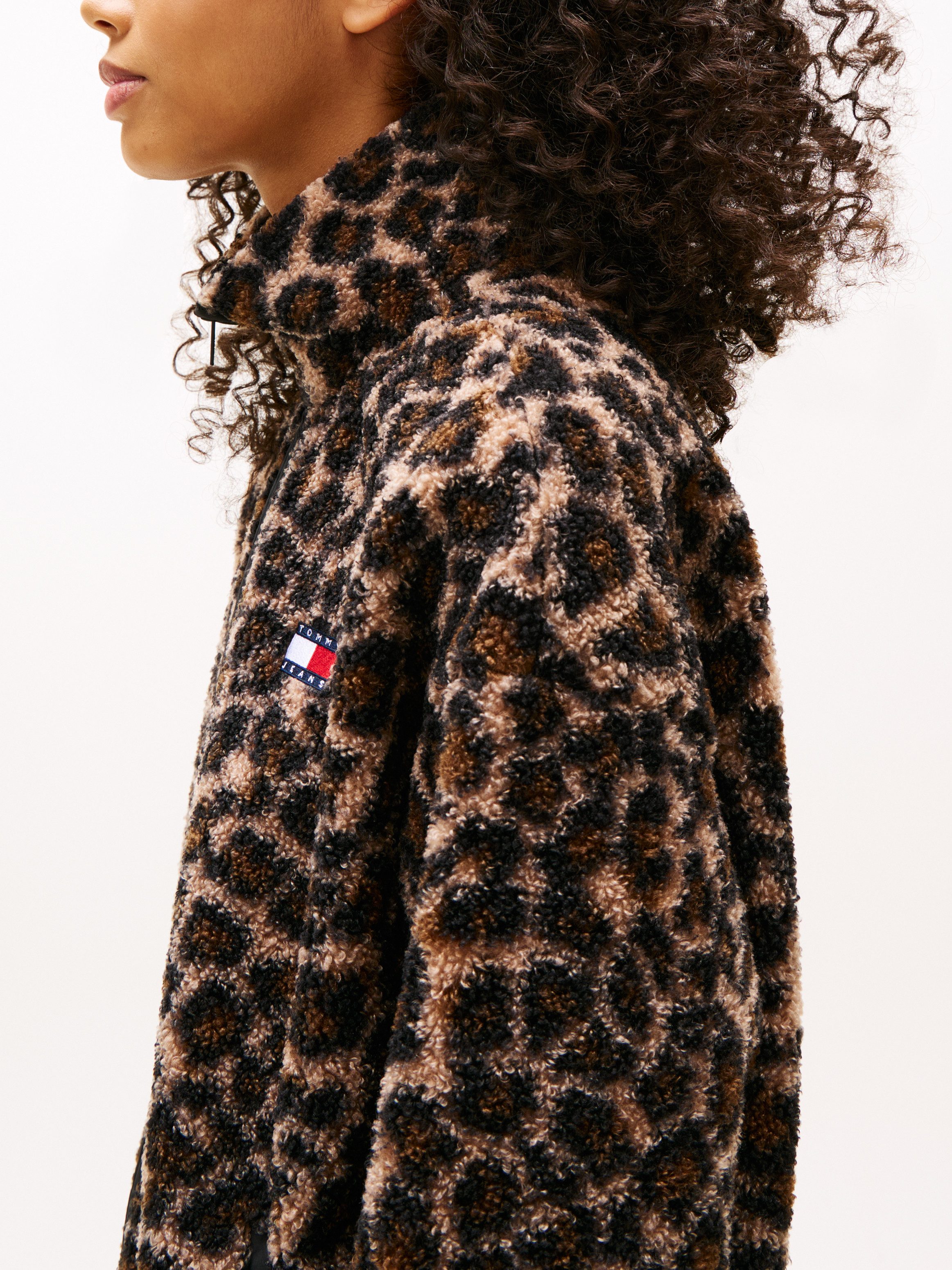 Tommy Jeans Sweatjacke TJW ZIP THROUGH BADGE TEDDY günstig online kaufen