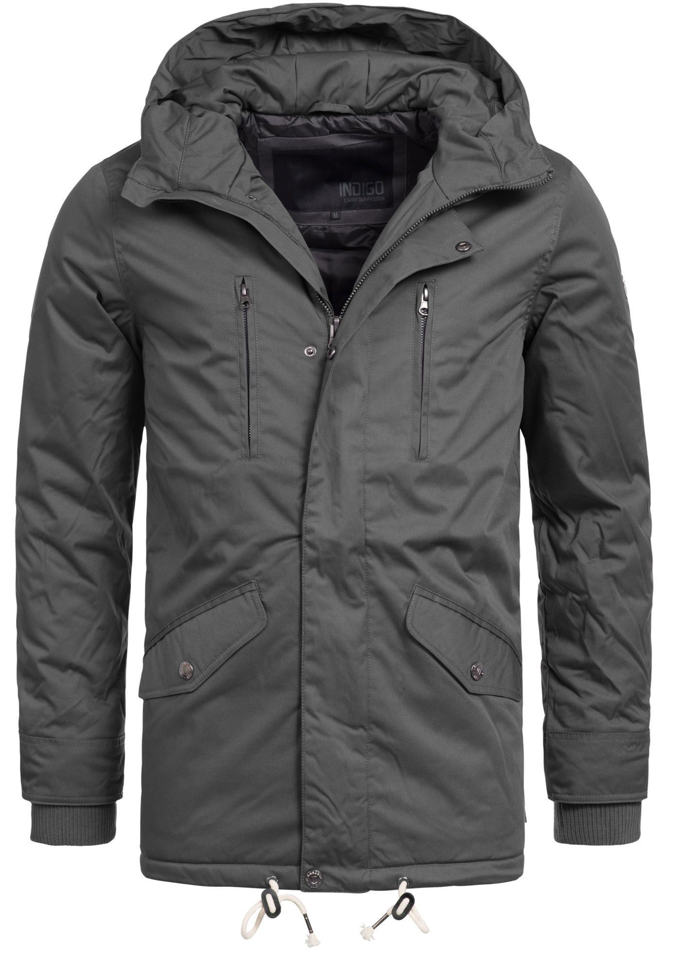Indicode Wintermantel Herren Chance Herrenparka Herrenjacke