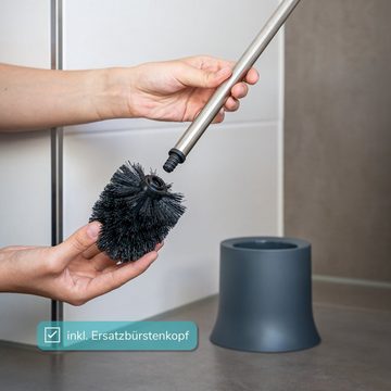 bremermann WC-Reinigungsbürste WC Bürste Kunststoff grau, jedes Badezimmer, (kein Set)