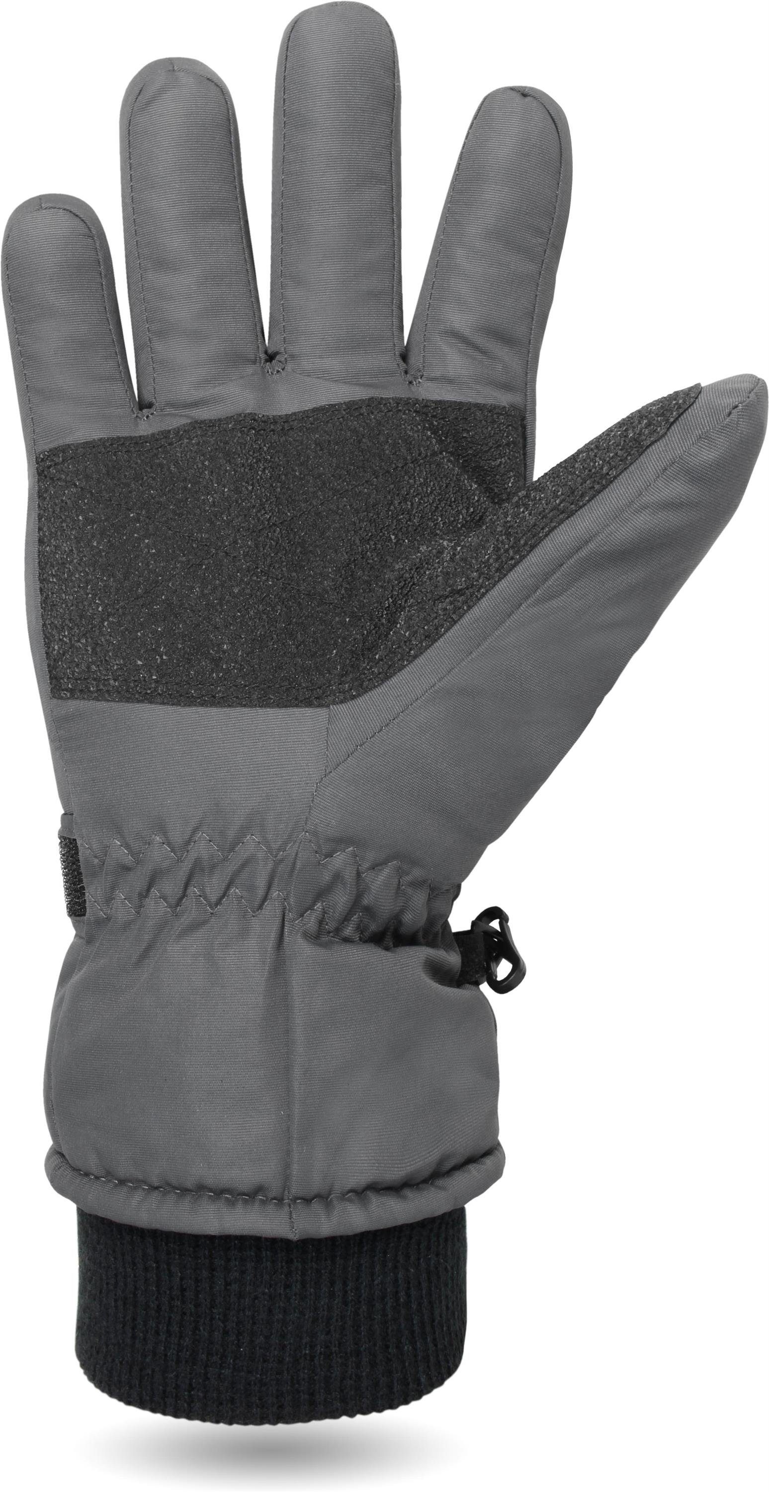 normani Skihandschuhe Thinsulate™ 3M Winterhandschuhe für und Damen mit Herren g) Snowboardhandschuhe Wasserdichte (40 warmen mit Anthrazit Fleece