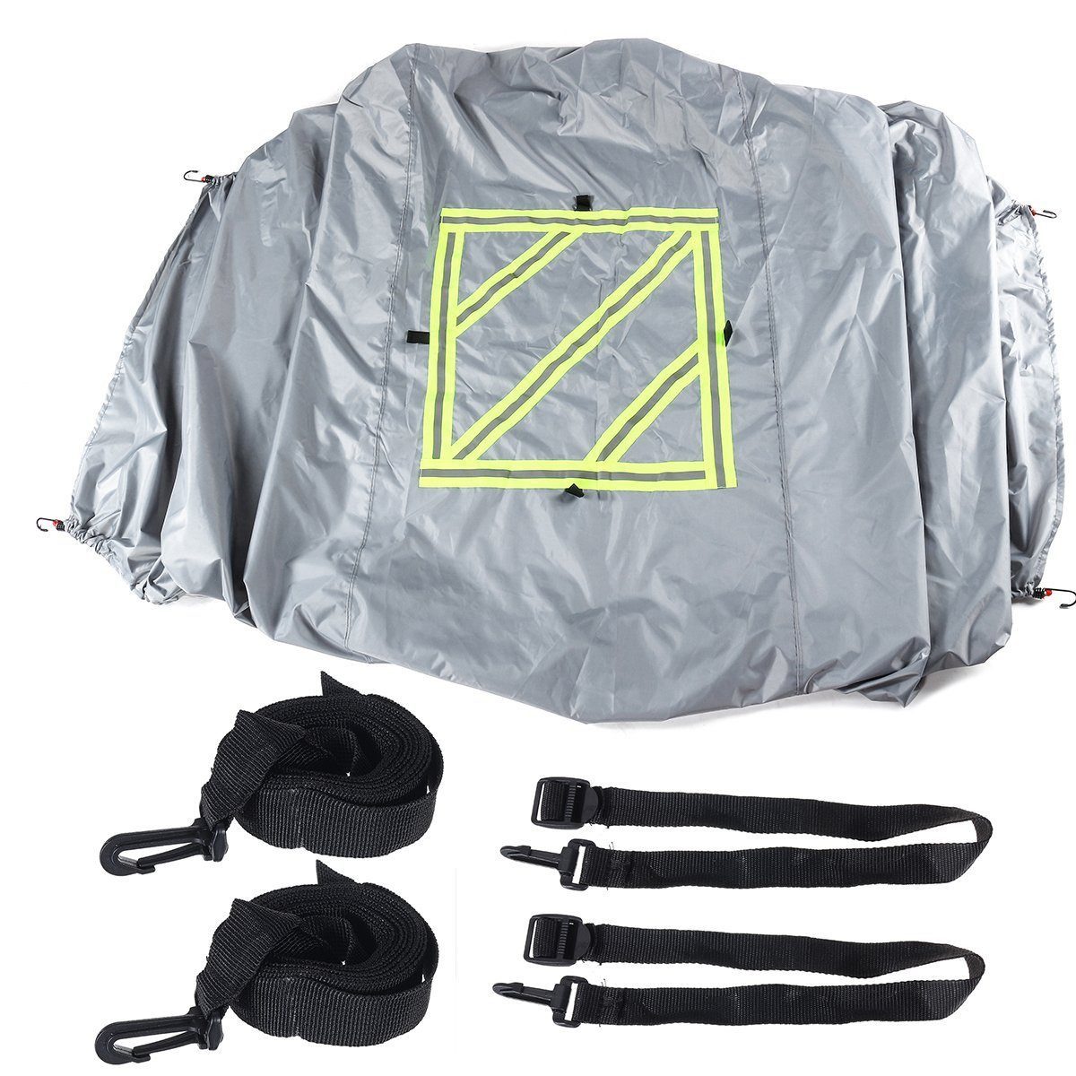 MECO Wohnwagenschutzhülle, Caravan Fahrradschutzhülle E-Bike Abdeckung wasserdicht