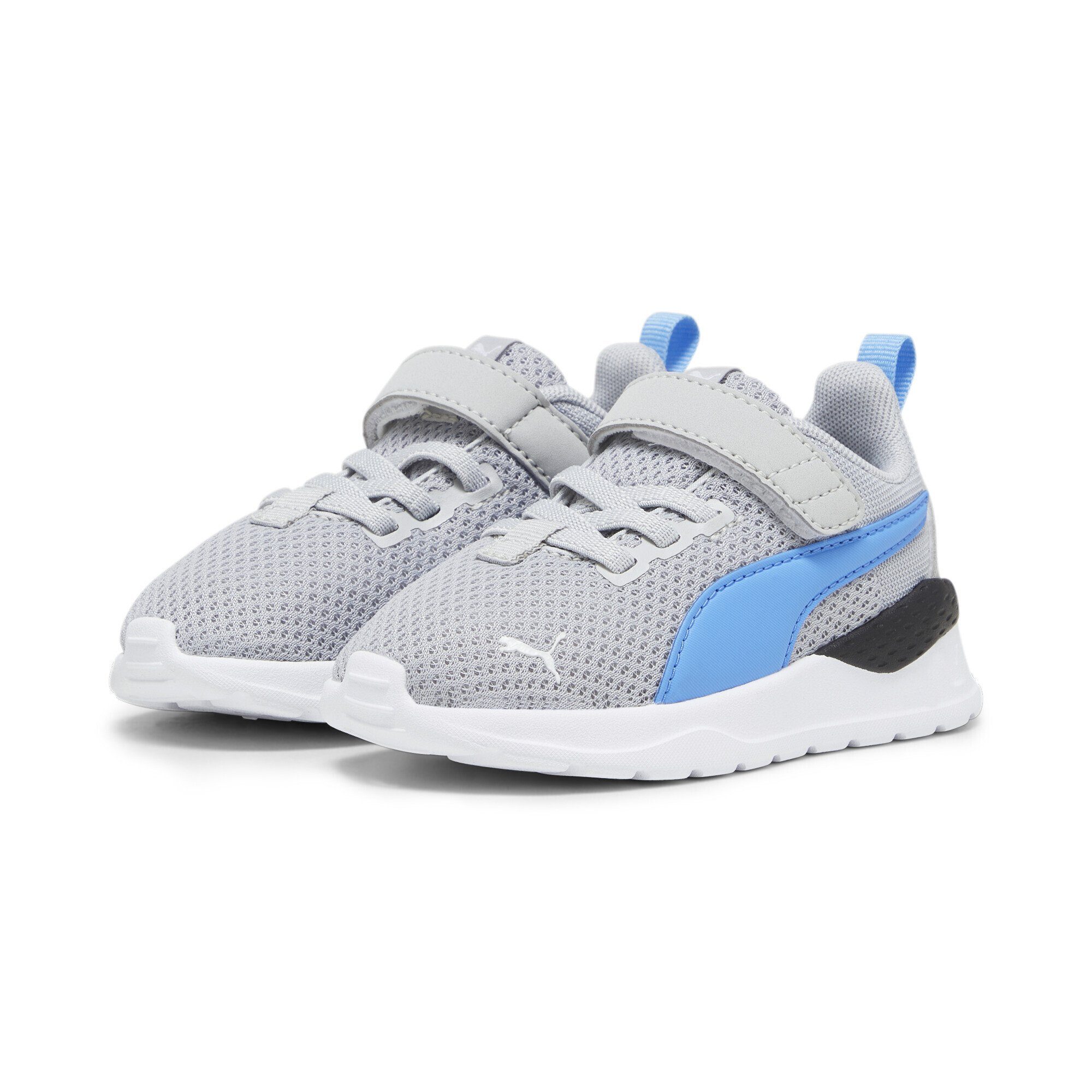 PUMA Anzarun Lite Sneakers Kinder Laufschuh Ash Gray Regal Blue White