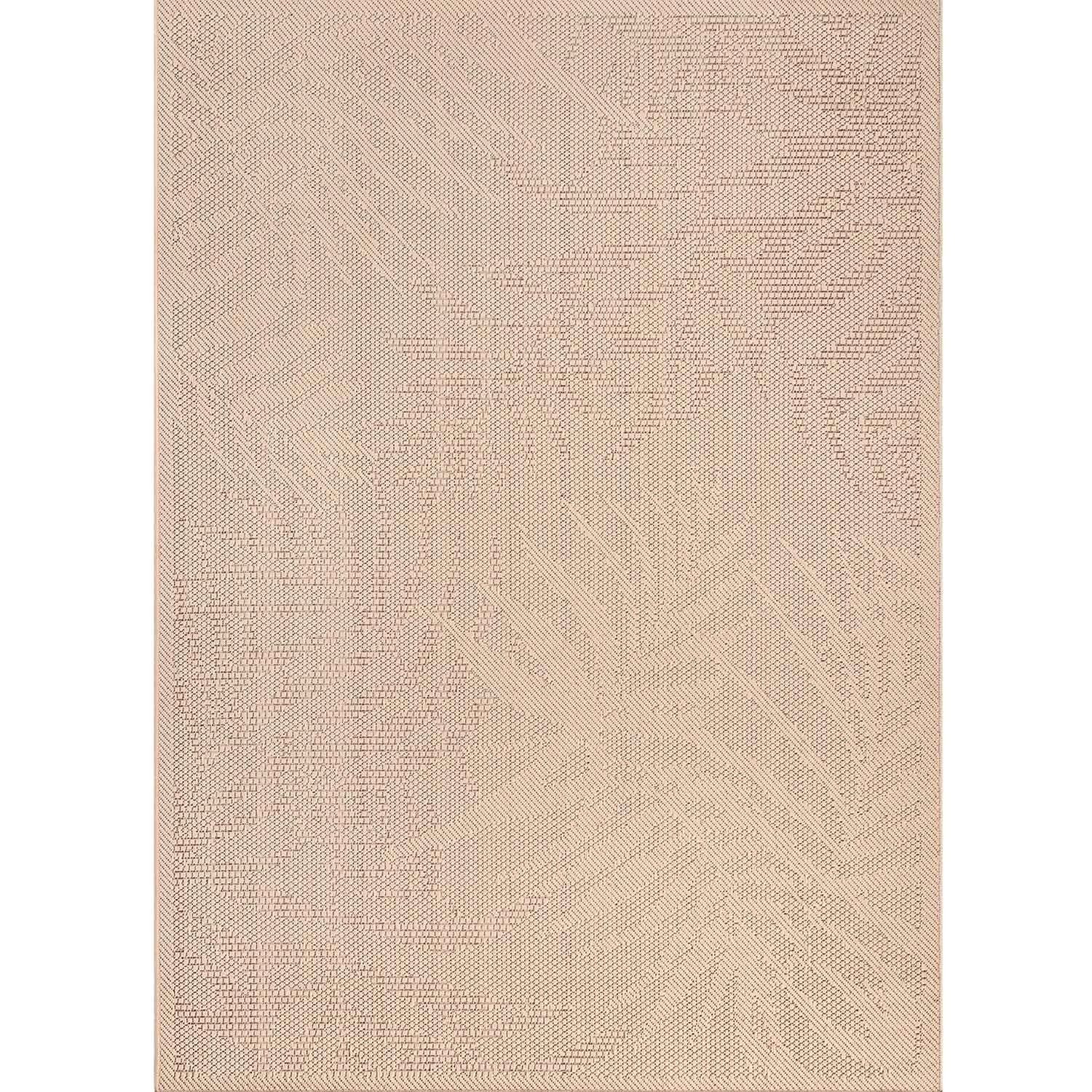 Vimoda Outdoorteppich Teppich In- und Outdoor Terrassen & Balkon Küche, Rund, Höhe: 5 mm, Läufer Blumen Design wasserabweisend schnell trocknend