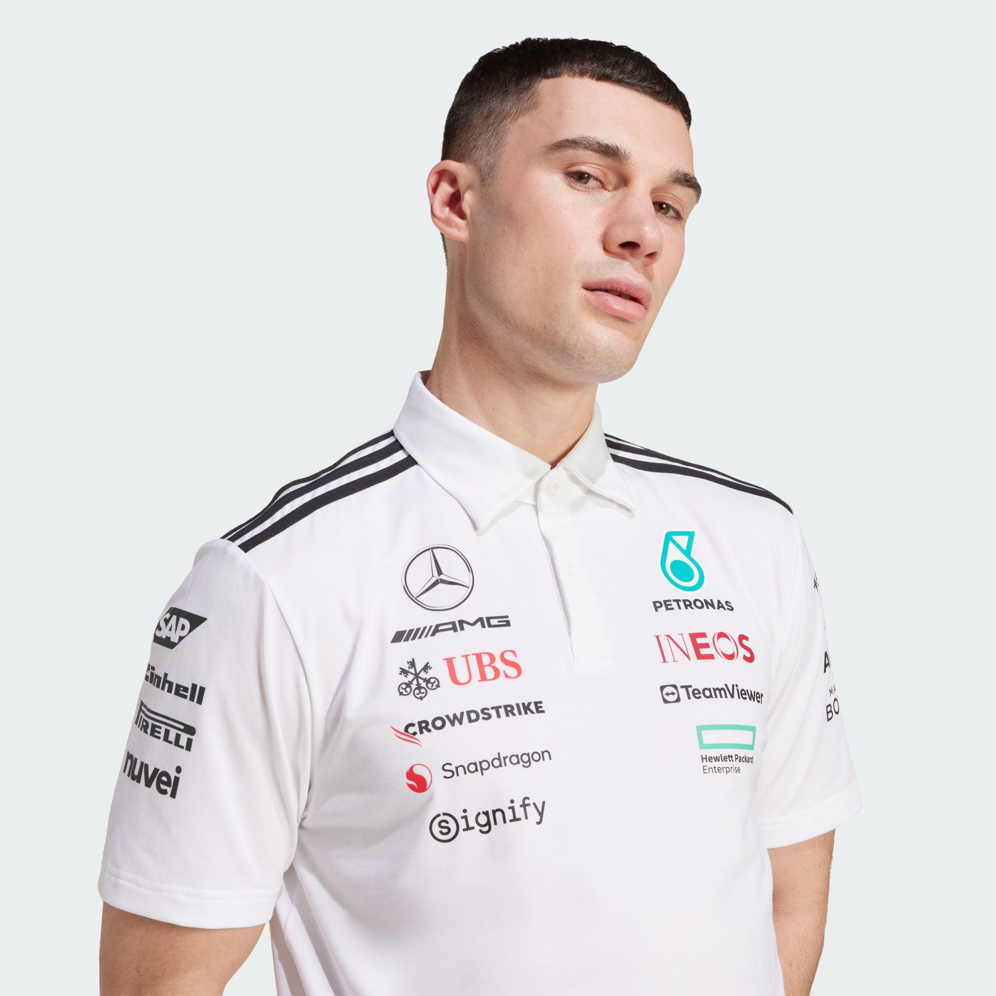 adidas Performance Funktionsshirt MERCEDES - AMG PETRONAS FORMULA ONE TEAM POLOSHIRT (1-tlg)