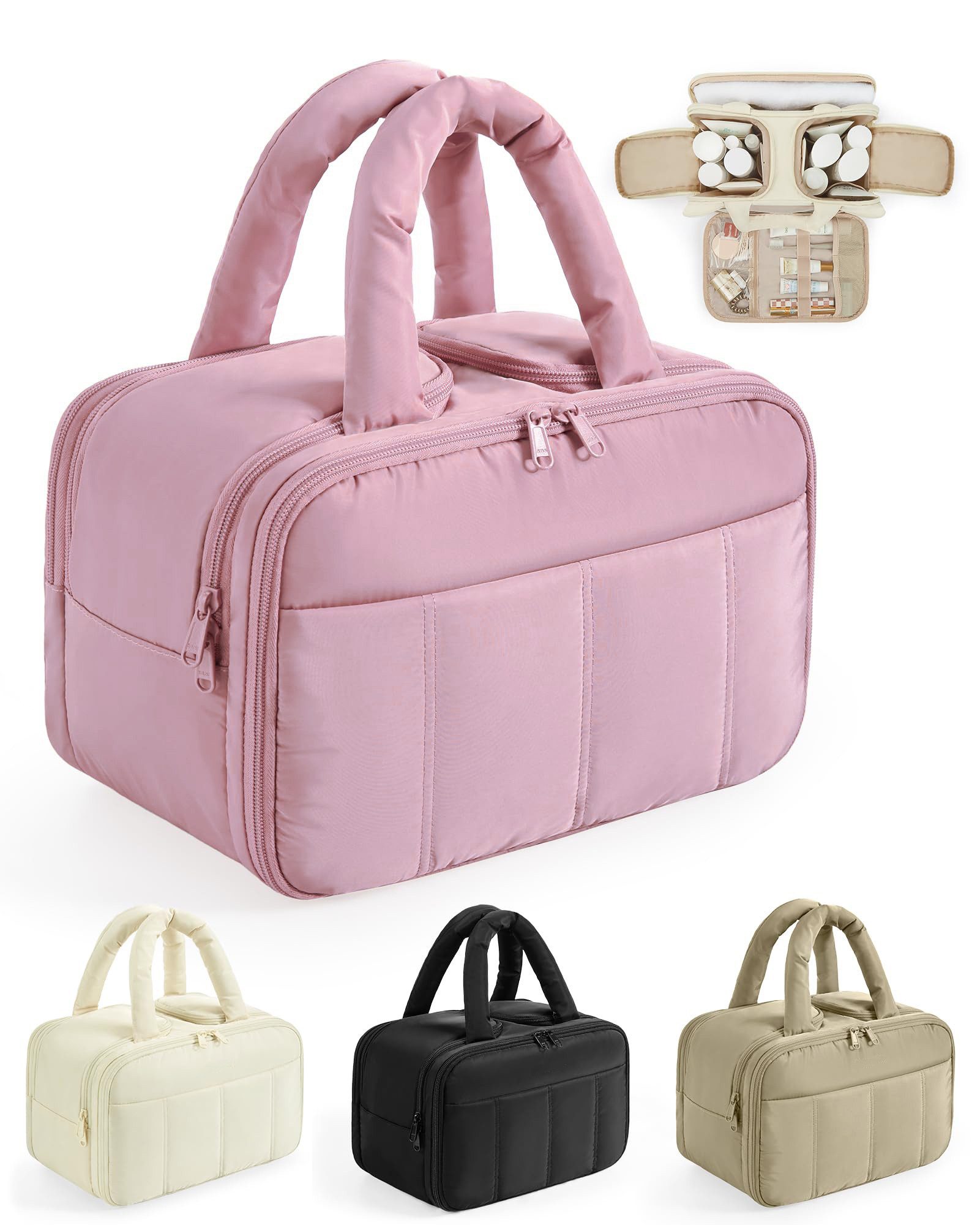 Bextsrack Kosmetiktasche Kulturbeutel Kulturtasche damen, Kulturbeutel herren, Große, Waschtasche Reise-Kulturtasche