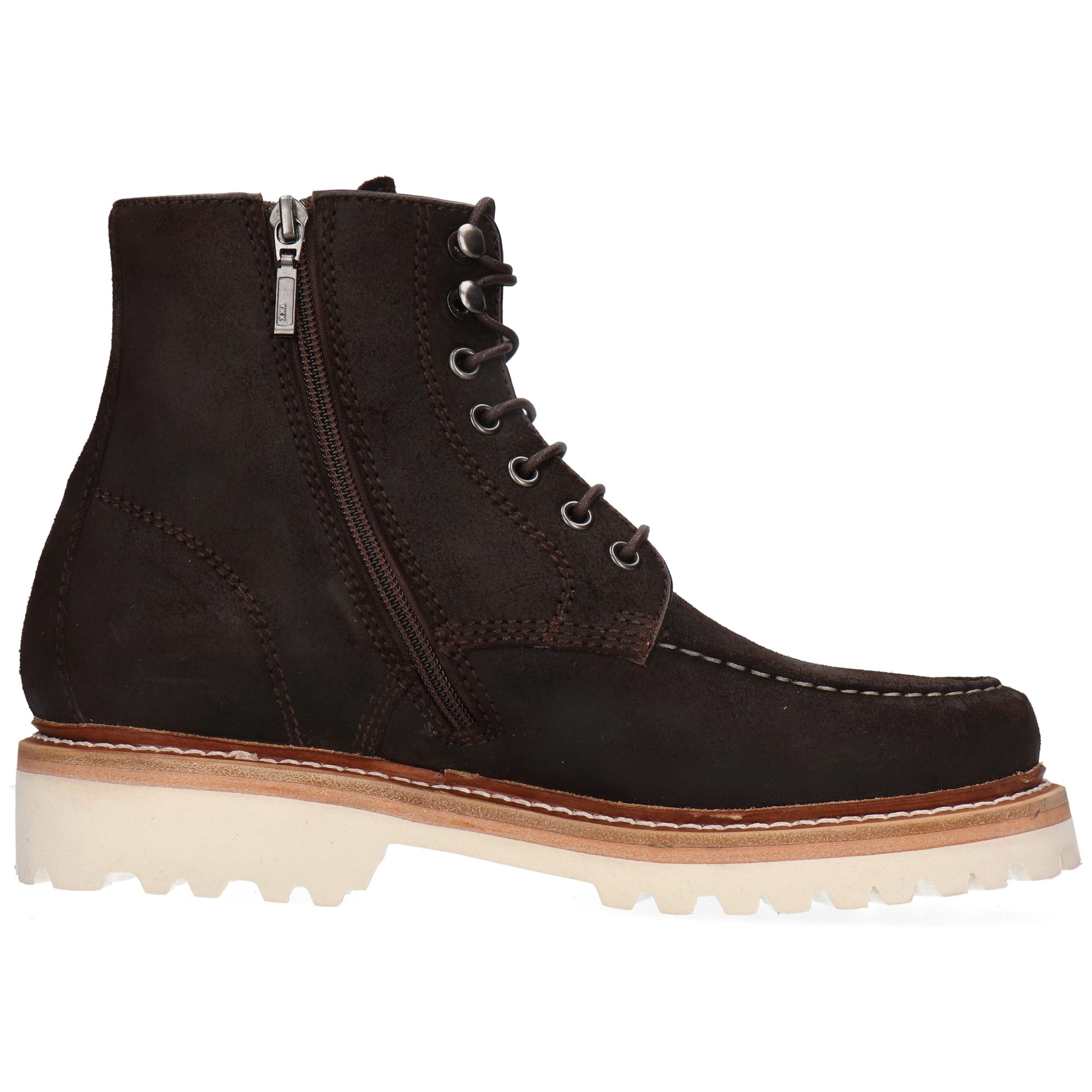 Melvin & Hamilton Wimmie 4 Leder-Schnürstiefeletten für Herren Stiefelette Plateausohlen, Echtes Leder