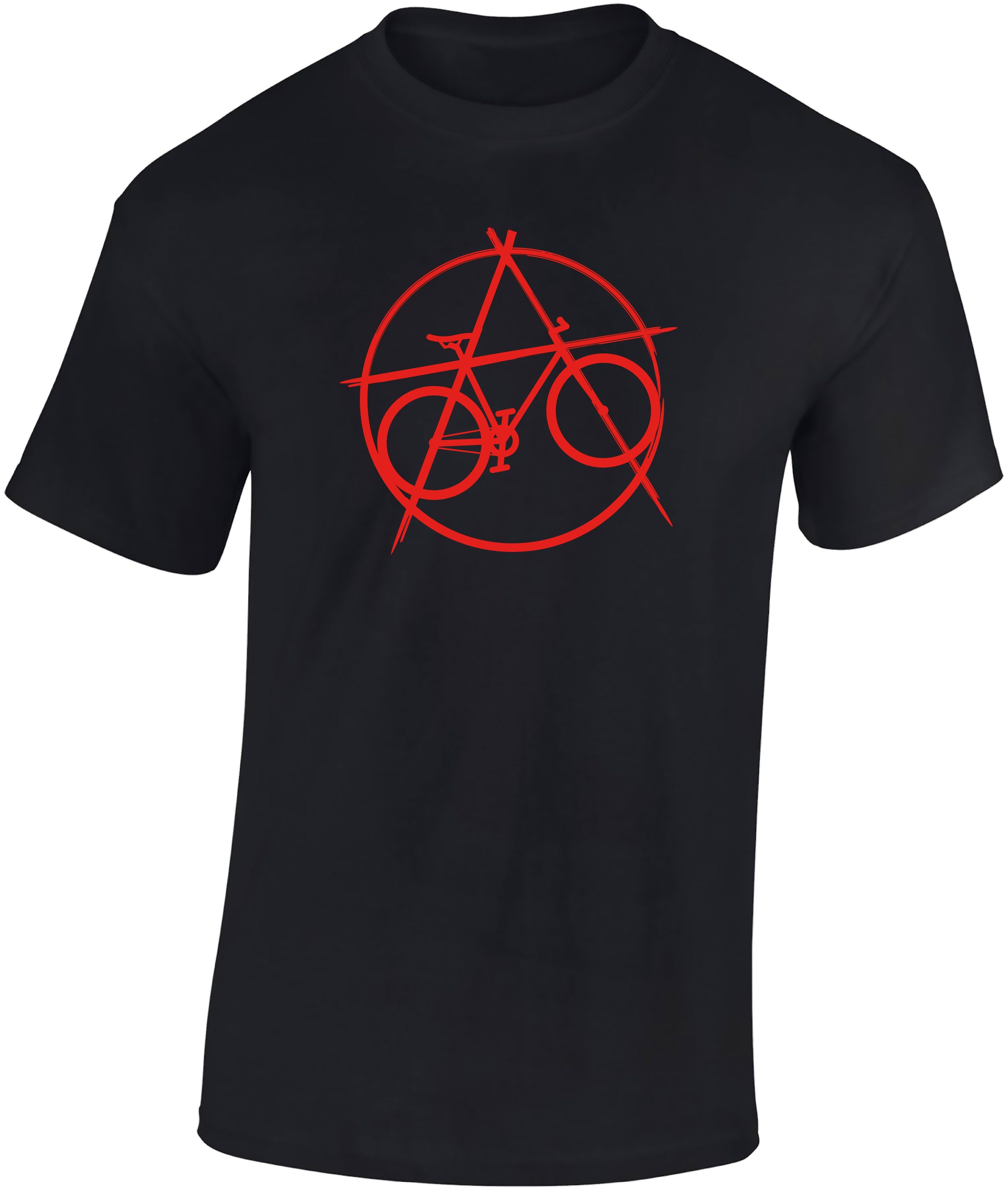 Print-Shirt Fahrrad T-Shirt: "Anarchy Bike"
