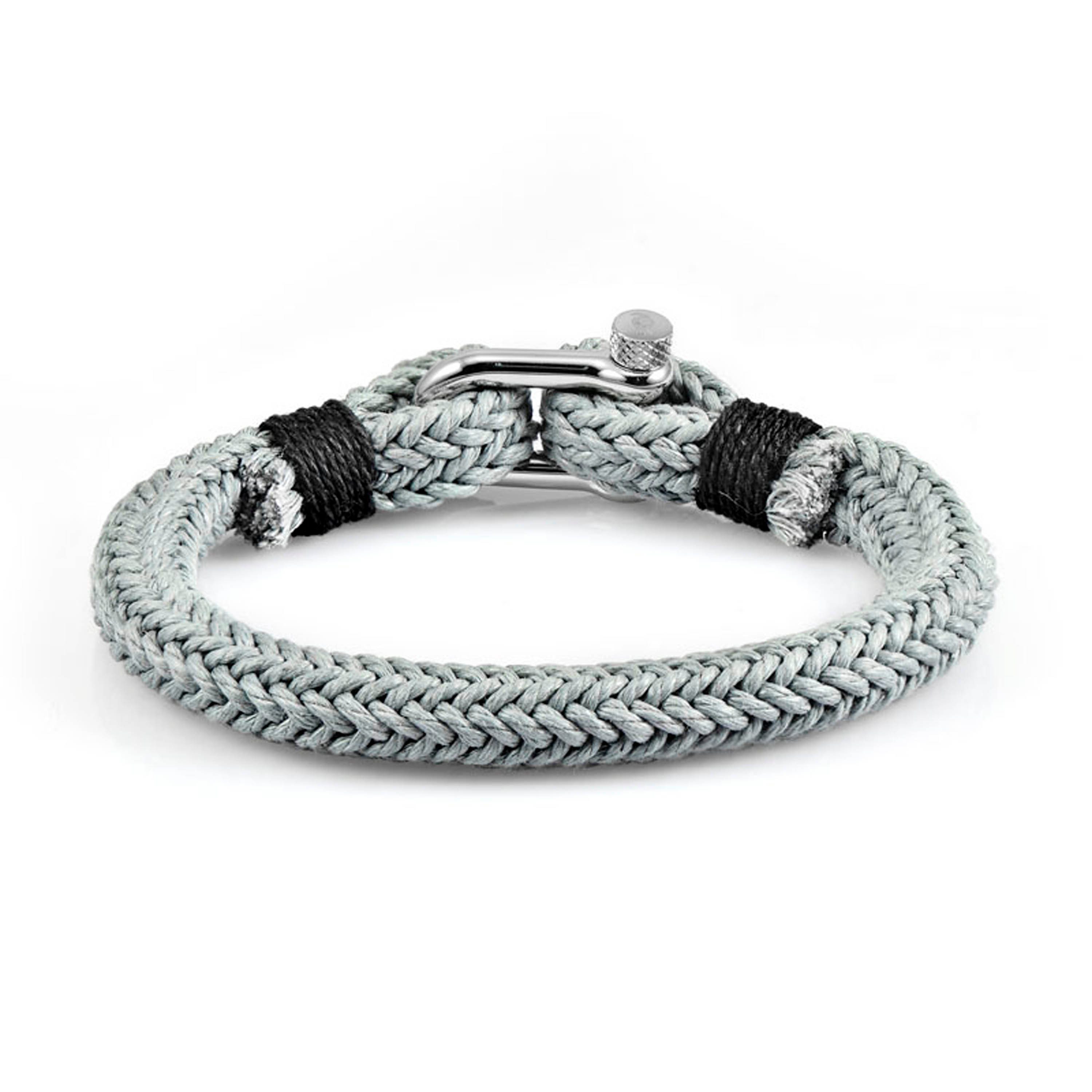 UNIQAL.de Armband Maritime Armband aus Segeltau "AQUA" nautics, Schäckel ve günstig online kaufen