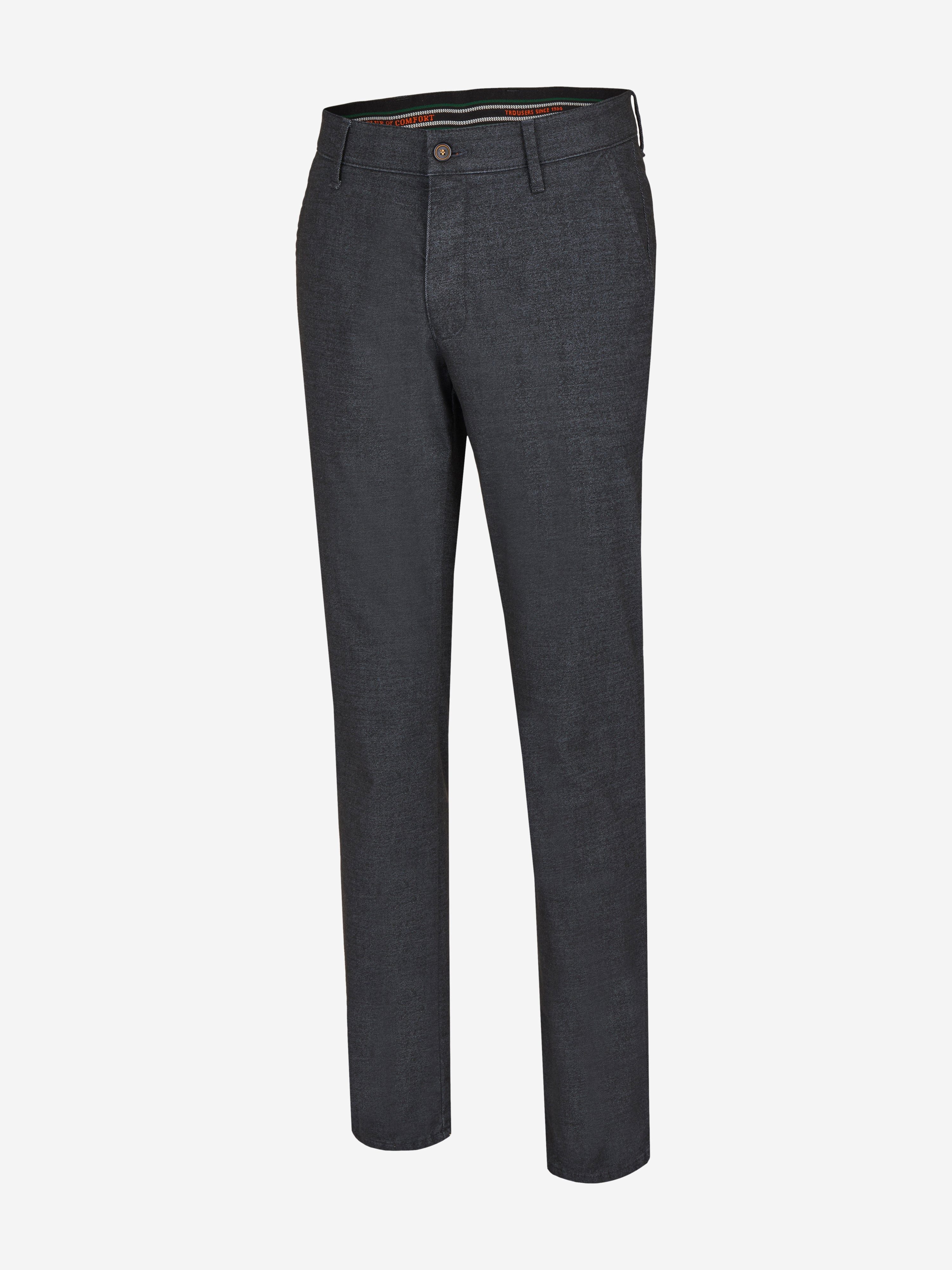 Chinohose Chino/Flat Front Hose GARVEY 7631 - marine melange - Herrenhose - 27