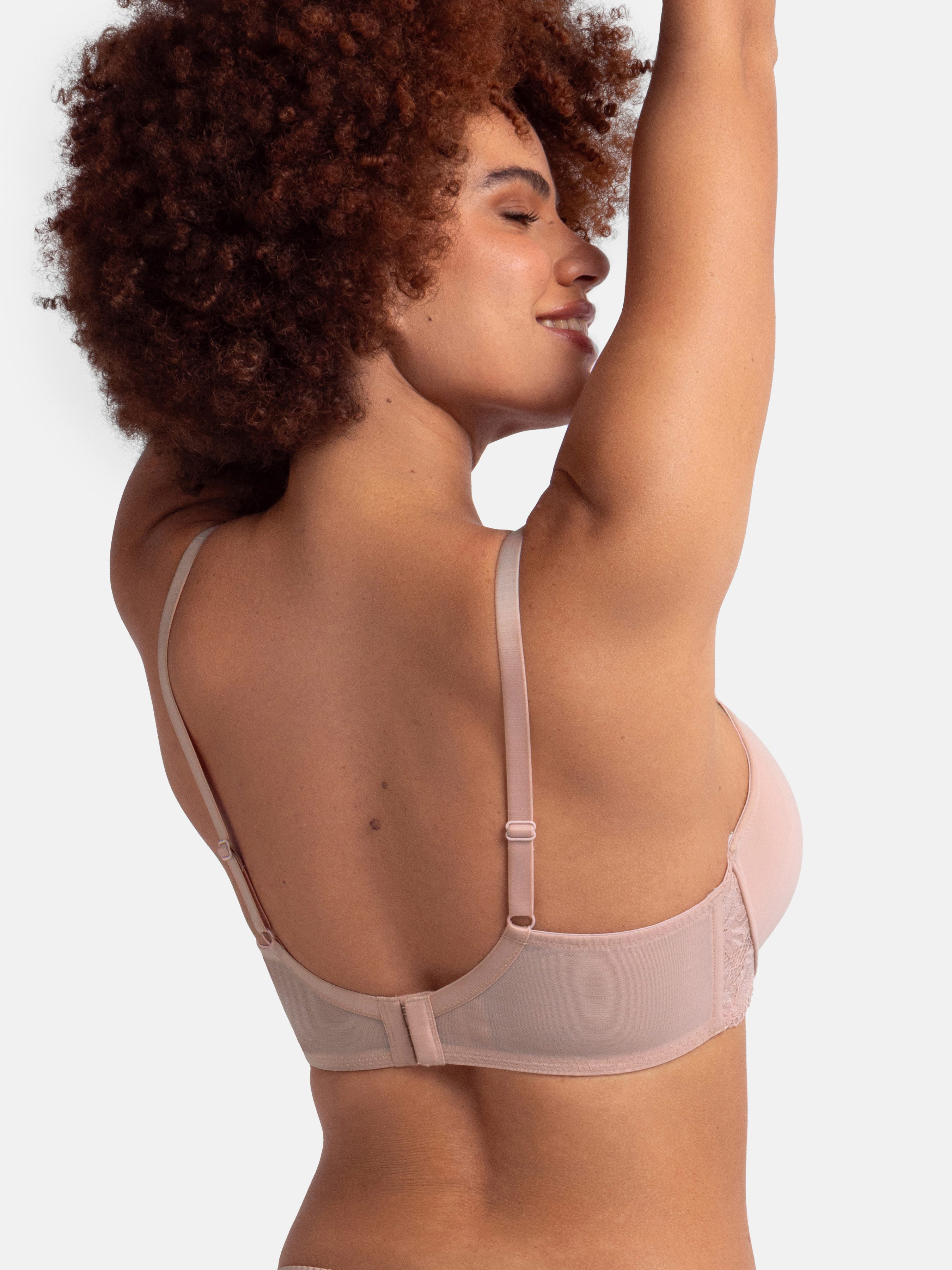 Dorina Schalen-BH Nadia (2er Pack) Curves, mit Power-Mesh, Spitze, vorgeformte Cups