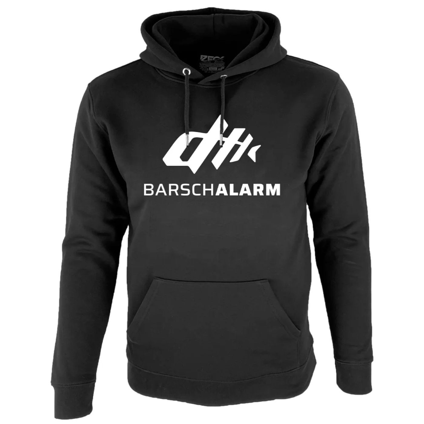 Zeck Fishing Kapuzenpullover Zeck Barsch Alarm BA Hoodie Black - Angelpullover
