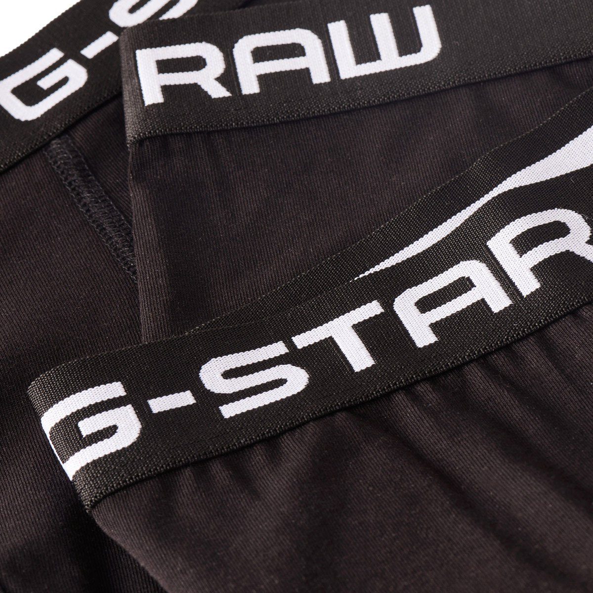 G-Star RAW 6er Herren Classic Boxer Shorts Trunk, - Schwarz Pack Logobund