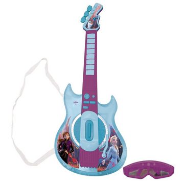 Lexibook® Spielzeug-Musikinstrument Elektronische Gitarre Disney Die Eiskönigin mit Mikrofon Elsa Anna