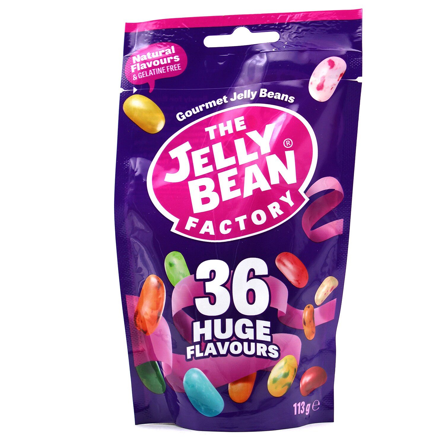 THE JELLY BEAN FACTORY Süßigkeit, 1 x 113 g, The Jelly Bean Factory – 36 Sorten Gourmet Jelly Beans