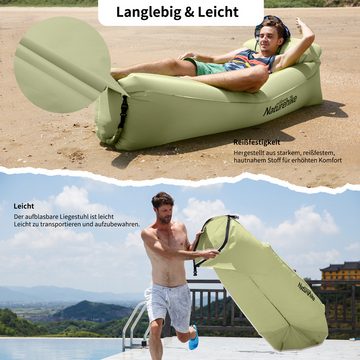 Naturehike Luftsessel Wasserdicht Air Lounger mit Portable Paket, Aufblasbares Sofa Air Bett für Reisen, Camping, Pool, Beach Parties