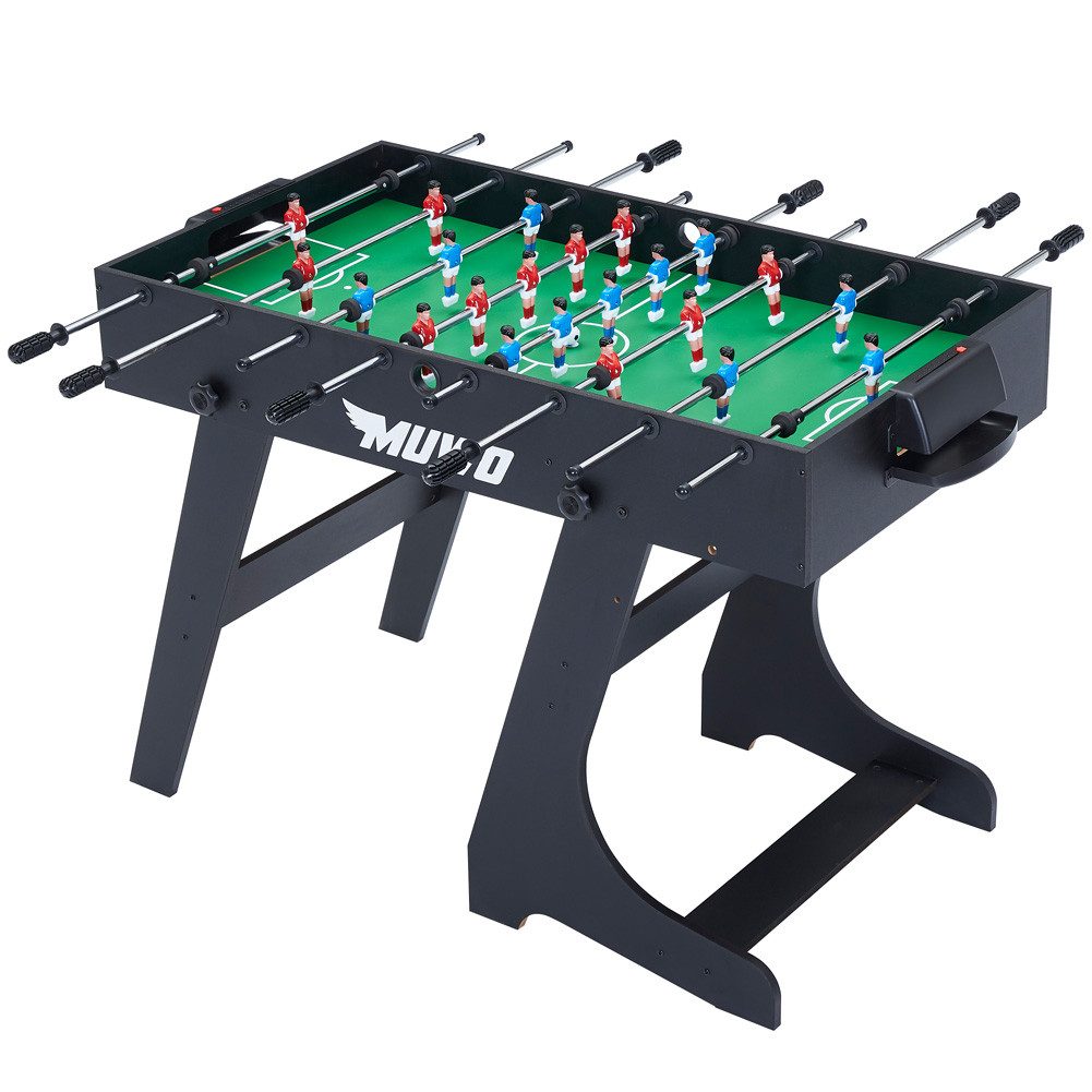 MUWO Kickertisch "Mondial" Indoor faltbarer Tischkicker
