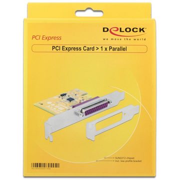 Delock PCI Express Karte zu 1 x Parallel Mainboard