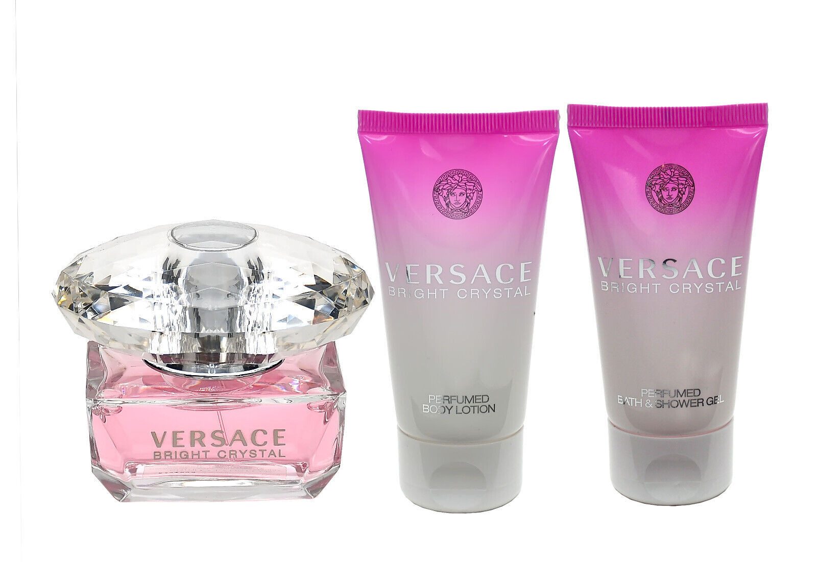 Duft-Set VERSACE BRIGHT CRYSTAL EDT 50ML + BL 50ML + SG 50ML