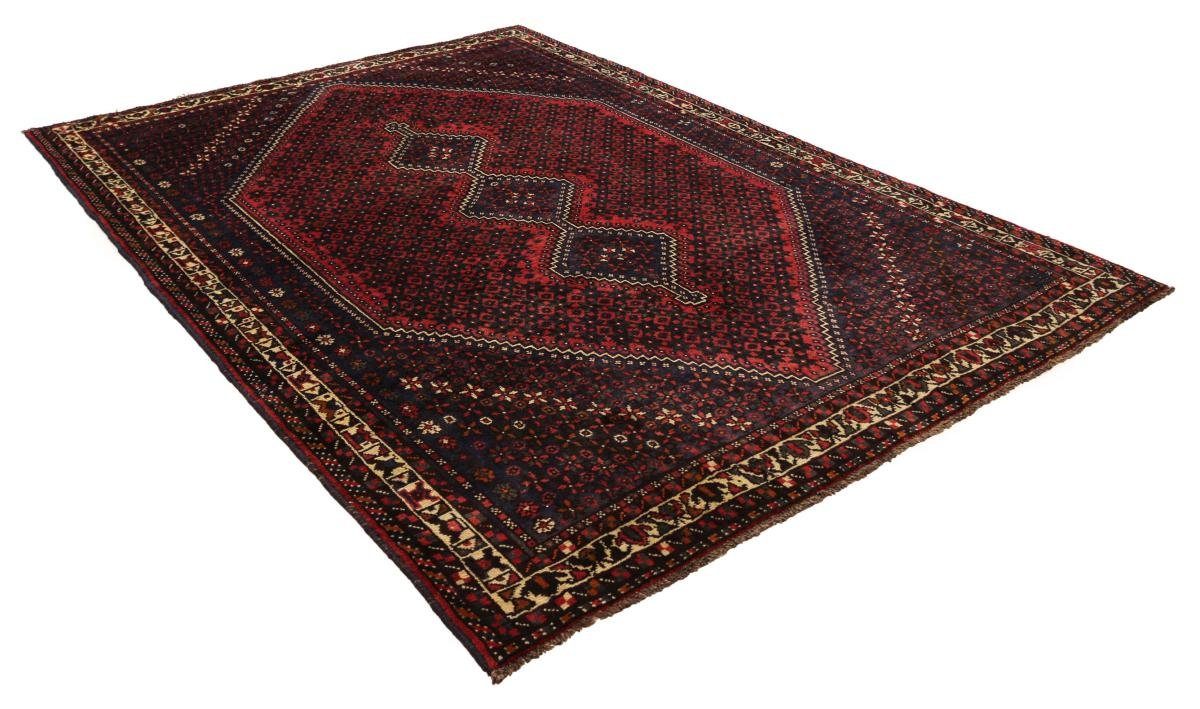 Orientteppich Handgeknüpfter Shiraz Perserteppich, mm 10 rechteckig, Orientteppich Trading, 201x288 / Nain Höhe: