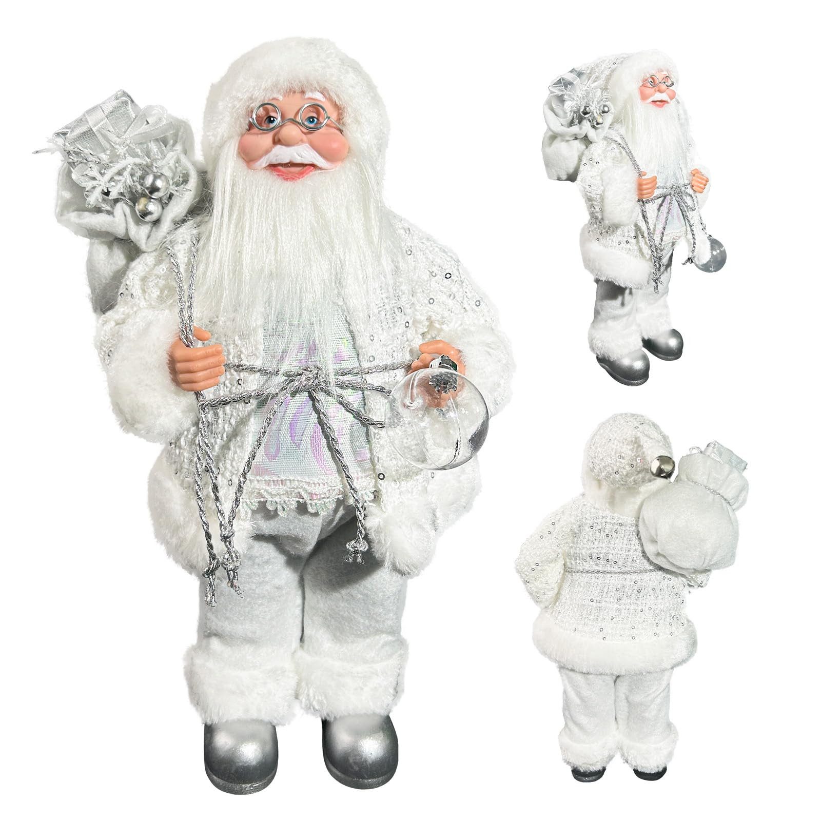 M&W DAS DESIGN Weihnachtsmann Weihnachtsmann-Figur mit Geschenksack stehend günstig online kaufen