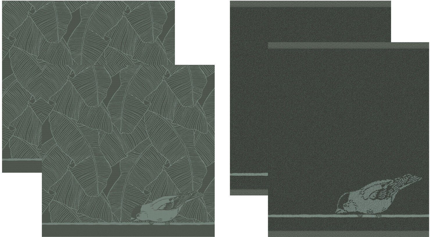 DDDDD Geschirrtuch Birdy, (Set, 4-tlg., Combi-Set: günstig online kaufen