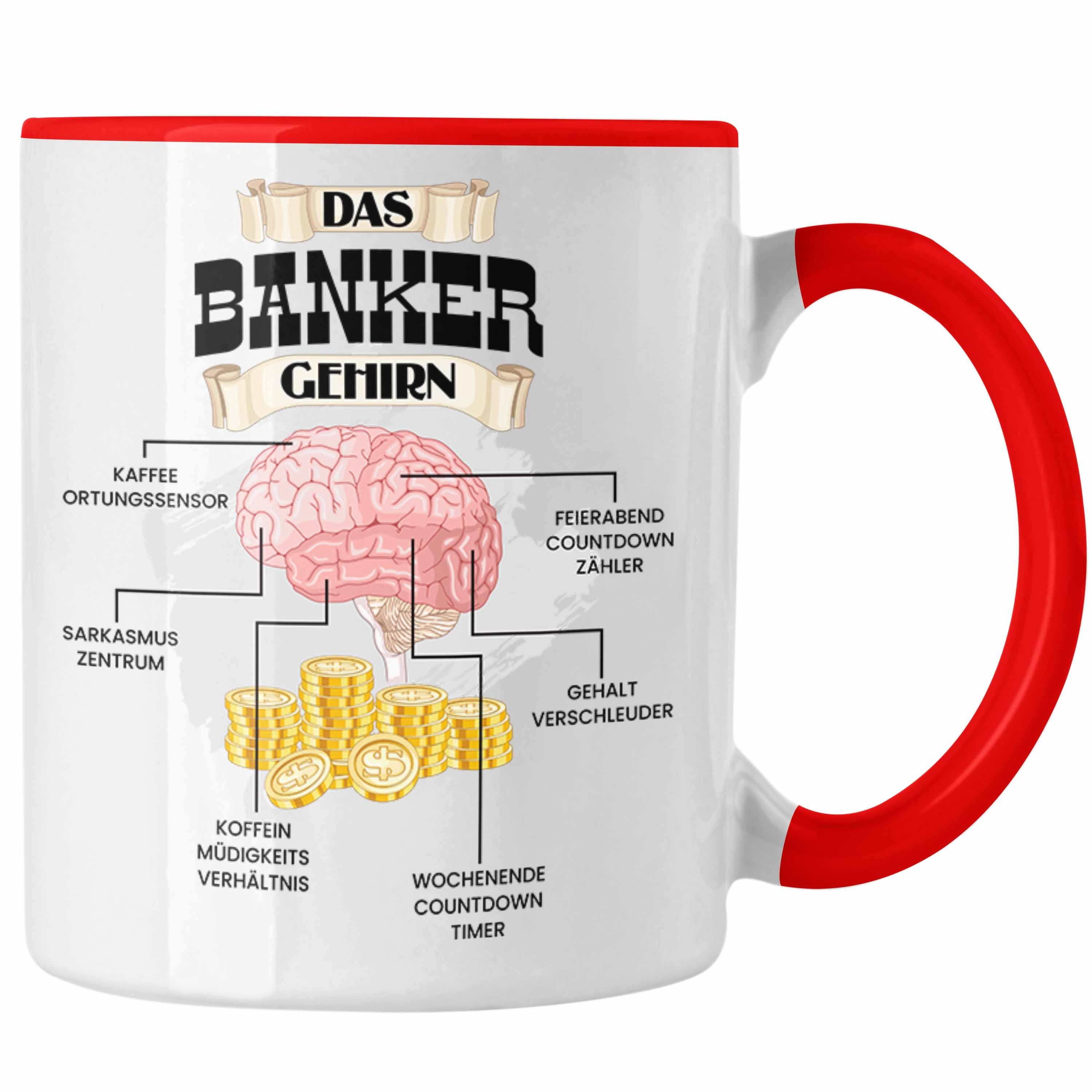 Investment Lustiges Trendation Tasse für Spru - Rot Tasse Trendation Banker Geschenk Banker