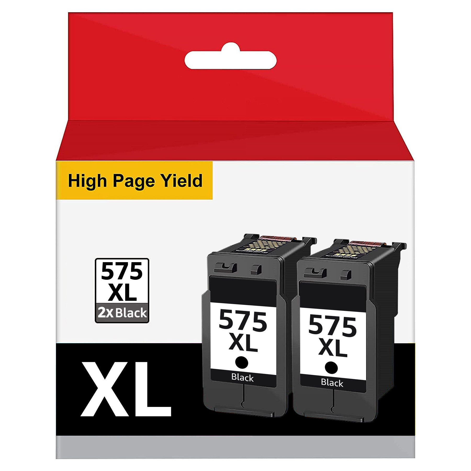 Toner Kingdom PG-575XL Patronen für Canon 575 XL Pixma TS3550i TS3551i TR4750i Tintenpatrone (Pixma TS3550i TS3551i TR4750i, 500-tlg)