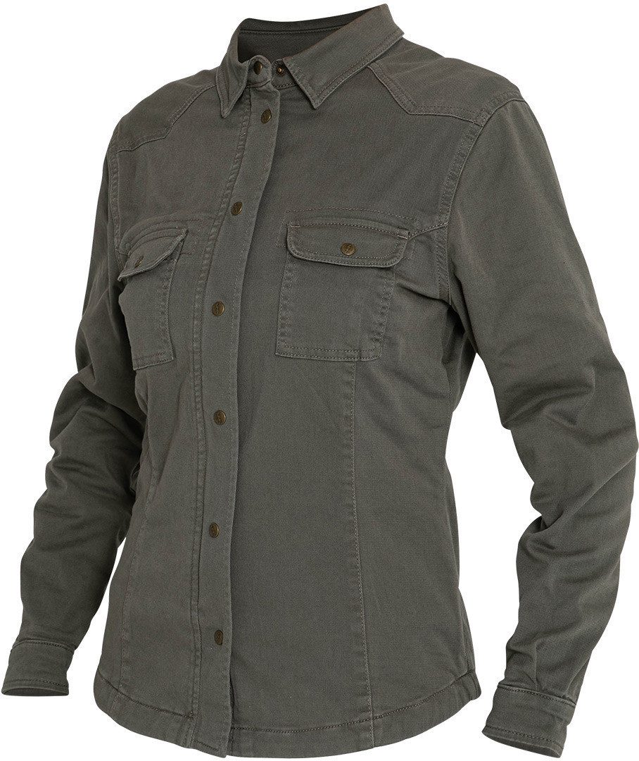 John Doe Motorradjacke Motoshirt XTM Damen Motorrad Hemd protektoren