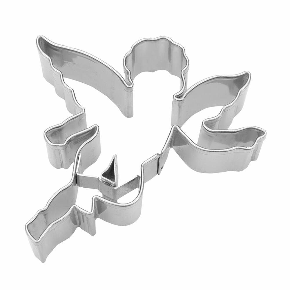 STÄDTER Ausstechform Engel Fliegend Edelstahl 7 cm, Edelstahl