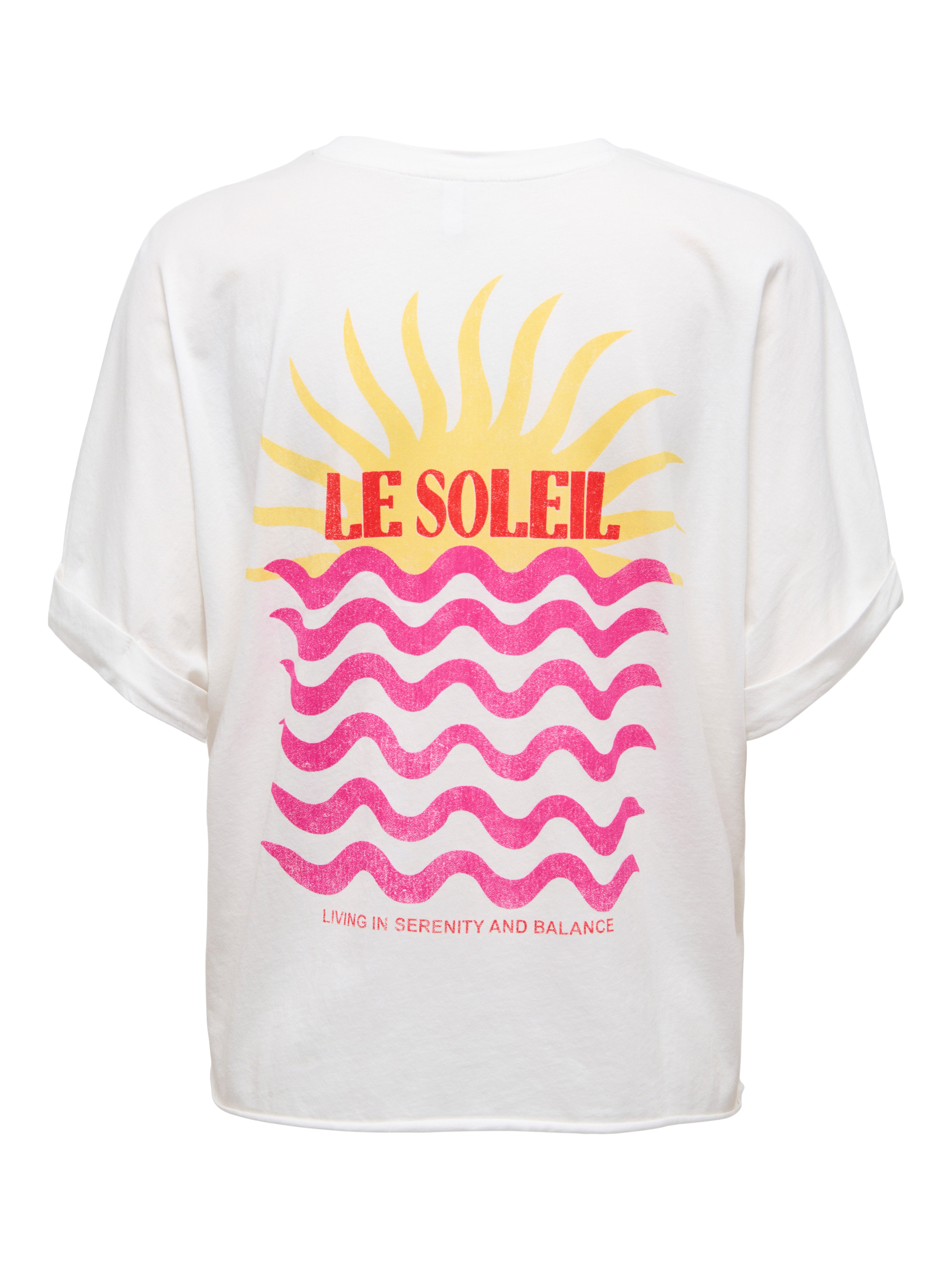 ONLY Kurzarmshirt ONLMINNA LIFE S/S PRINT TOP CS JRS mit Print auf der Vord günstig online kaufen