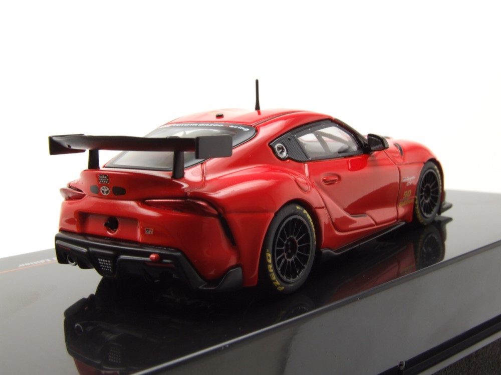 ixo Models Modellauto Toyota GR Supra GT4 2022 rot Modellauto 1:43 ixo models, Maßstab 1:43