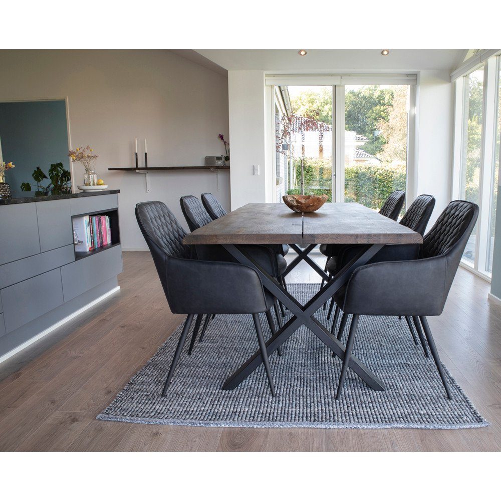 B... Bücherregal Dining aus PU, mit schwarz Nordic House – Harbo Esszimmerstuhl schwarzen Chair