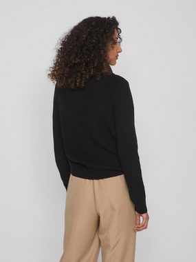 Vila Strickpullover RIL (1-tlg) Plain/ohne Details