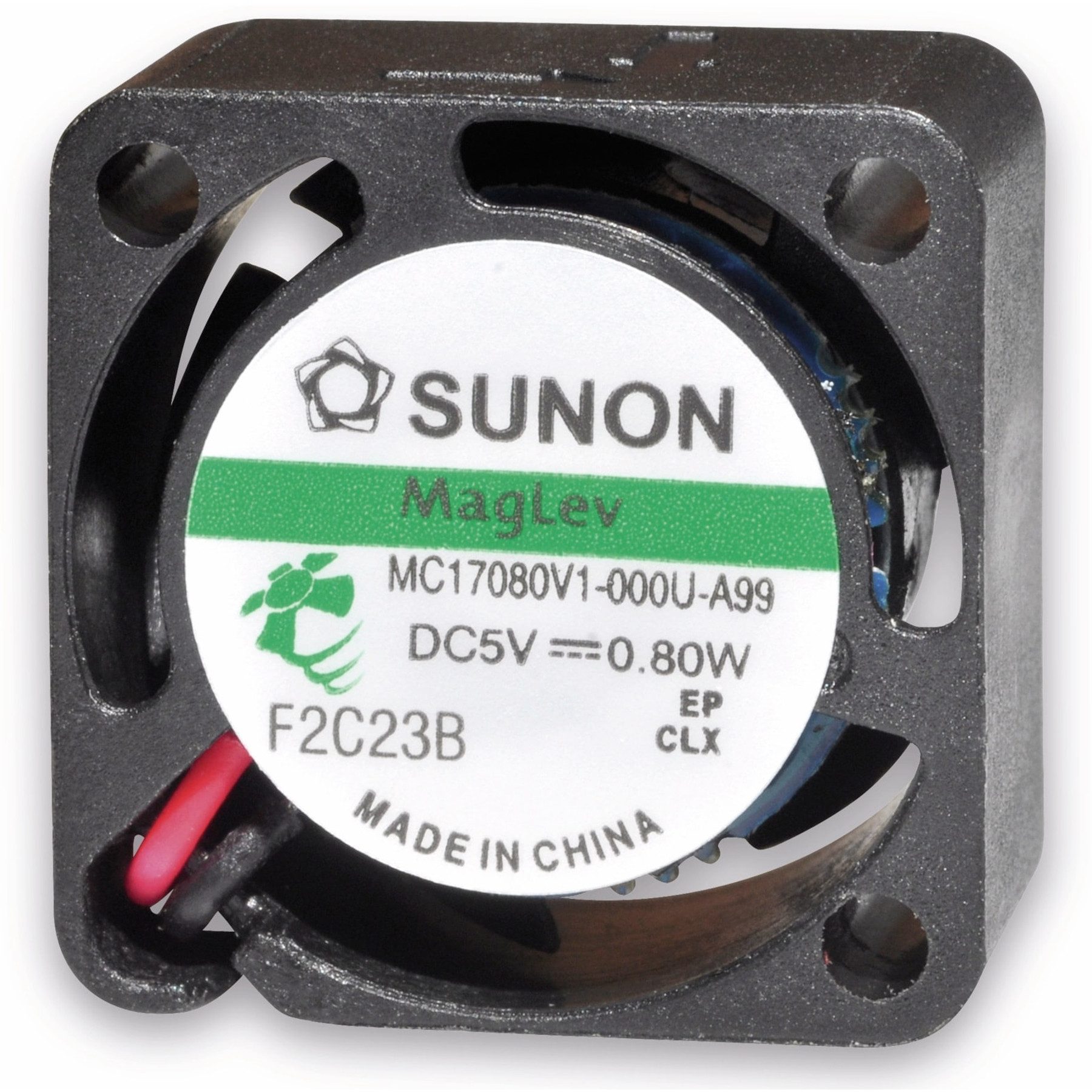 Sunon Gehäuselüfter SUNON Axiallüfter MF17080V21000UA99, 17x17x8 mm, 5 V-