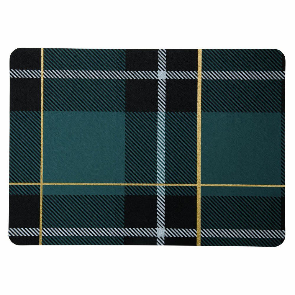 Platzset, tartan Petrol 33 x 46 cm, ASA SELECTION