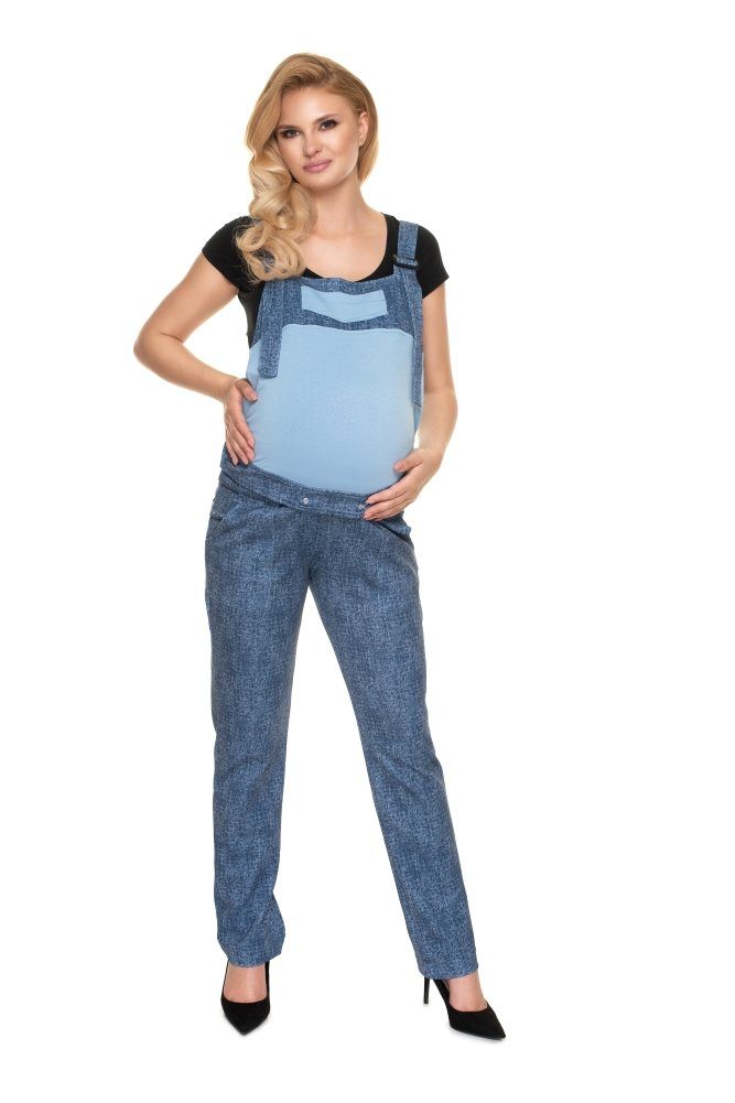 Umstandshose Umstands-Trägerhose in Jeansoptik Latzhose