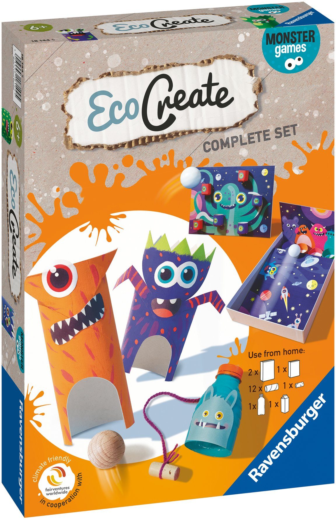 Eco in und Ravensburger Create, Games, Monster schützt - einem; Wald FSC® basteln Kreativset weltweit upcycling -