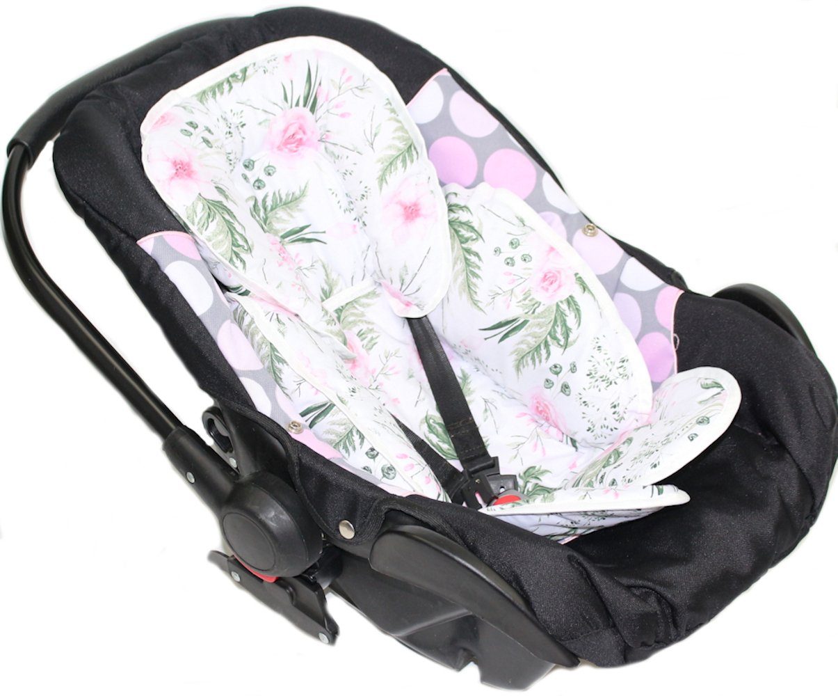 Primawela Sitzverkleinerer Sitzverkleinerer Baumwolle für Auto Kindersitz Baby Schale Einlage